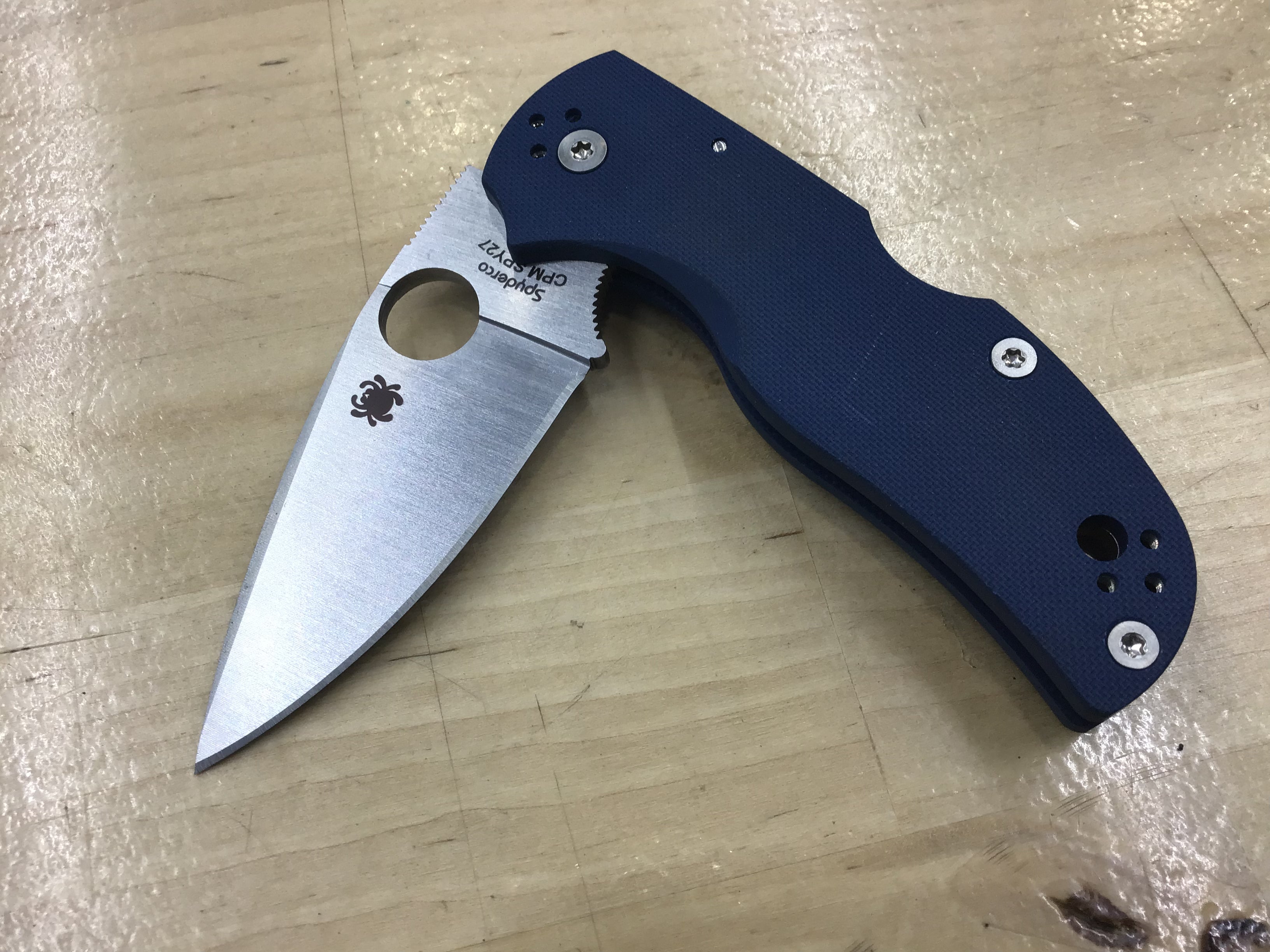 Spyderco Native 5 Cobalt Blue G-10 CPM SPY27 C41GPCBL5