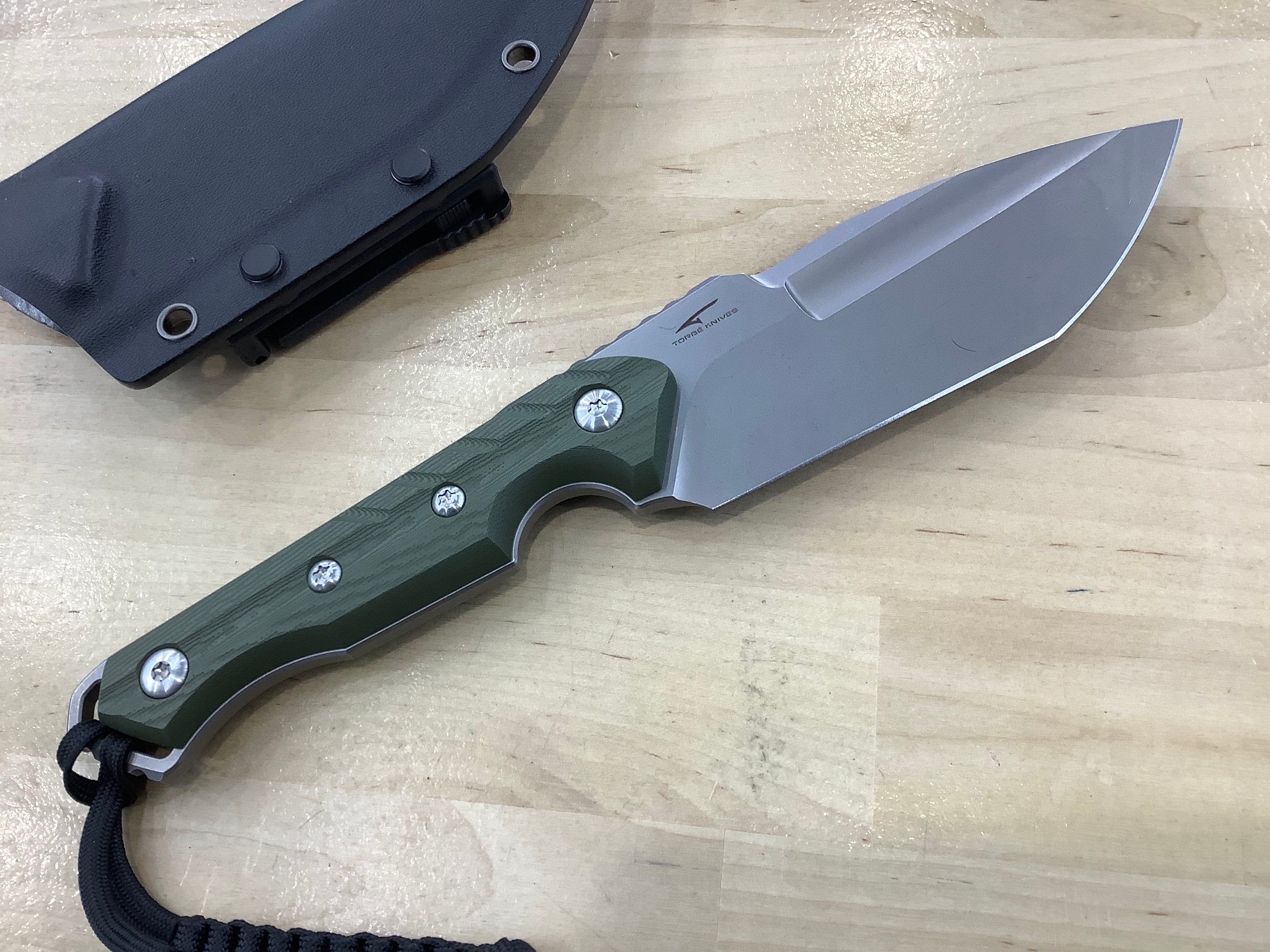 CIVIVI Maxwell Fixed Blade Knife OD Green G10 Handle (4.74" D2 Blade) C21040-2
