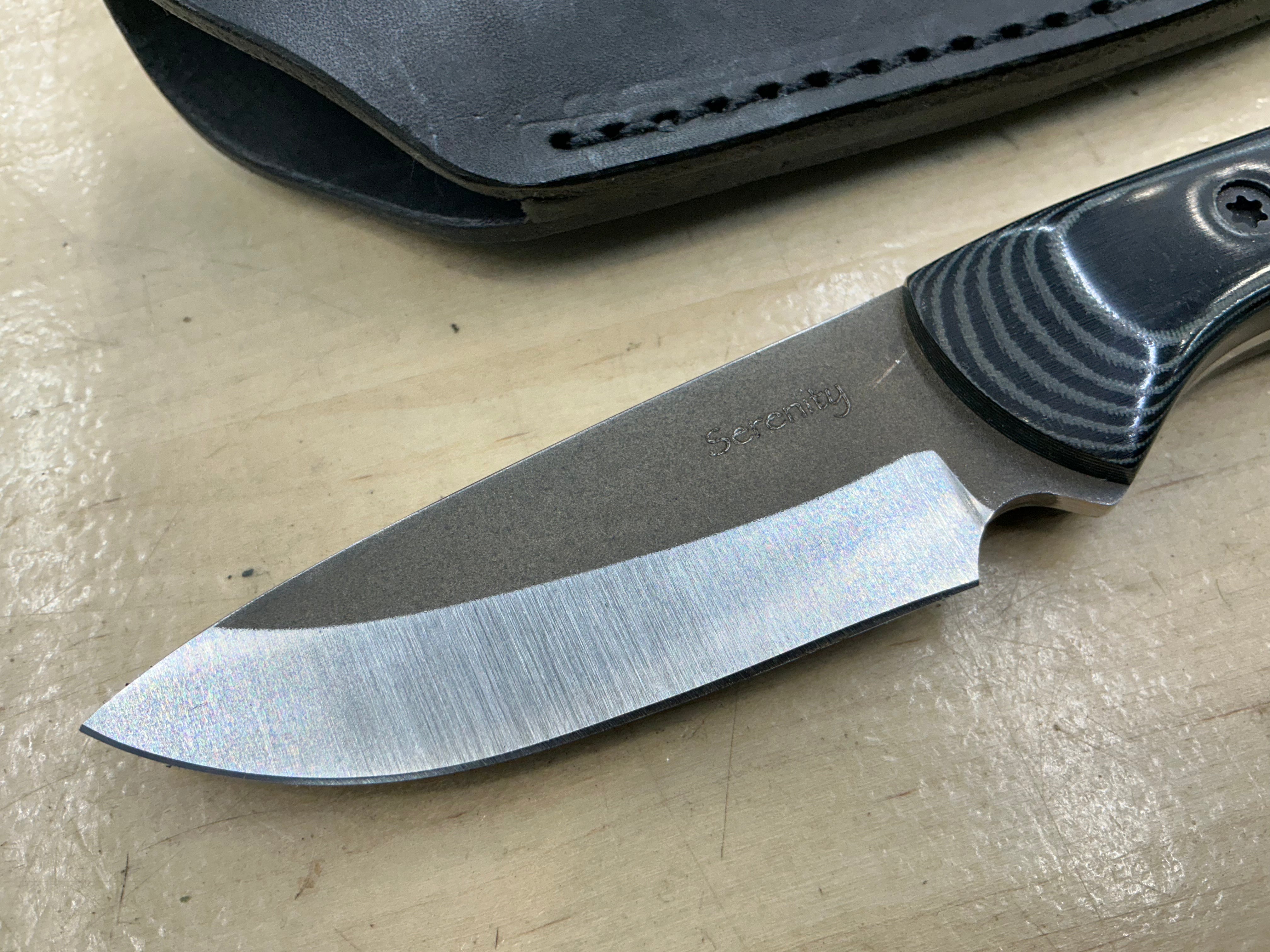 713 Utility Knife in CPM MagnaCut with Black/Grey G-10 Handle