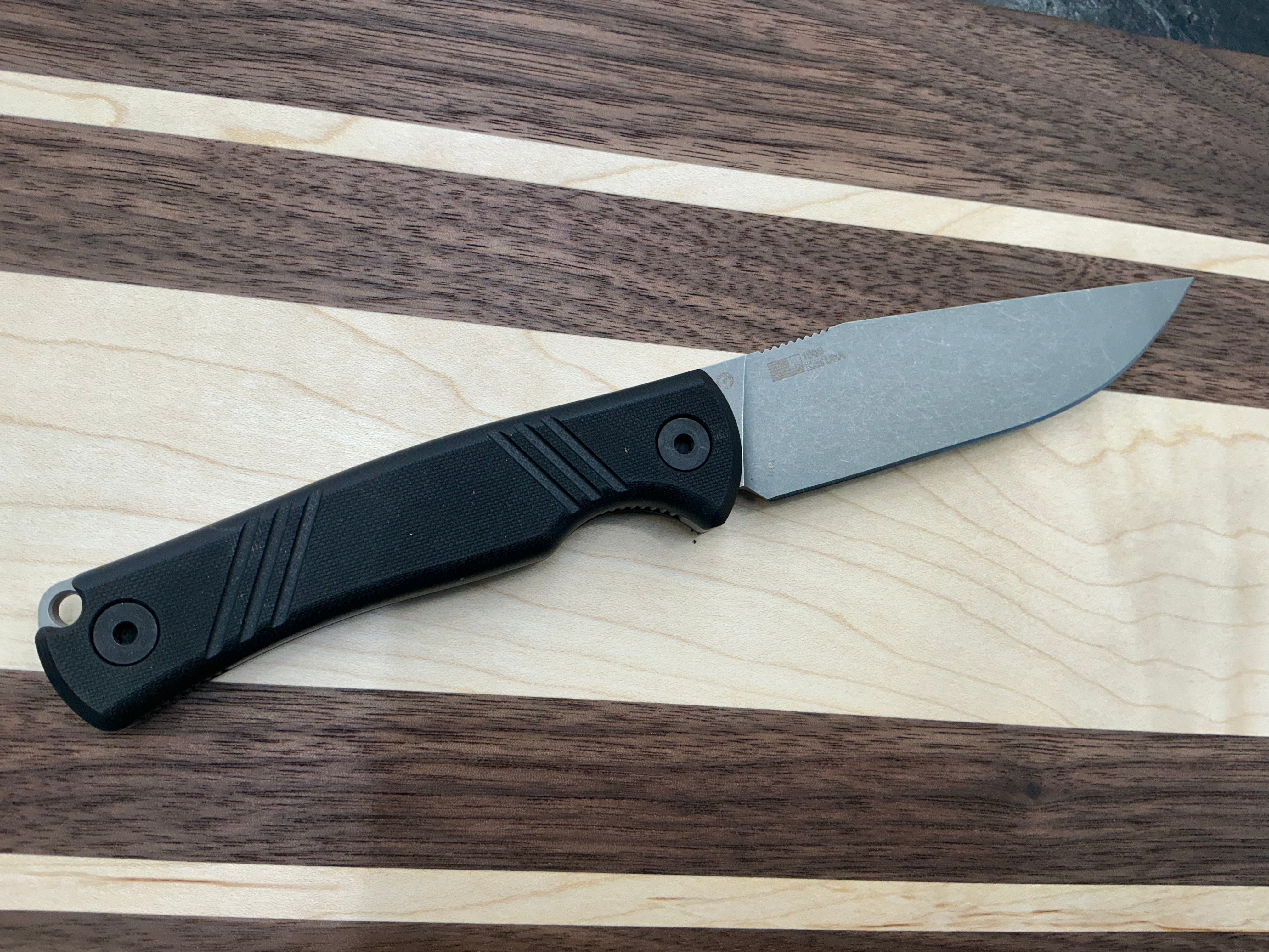 Kershaw Pack Mule Fixed Blade Knife Black G-10 (3.9" Working) 1089