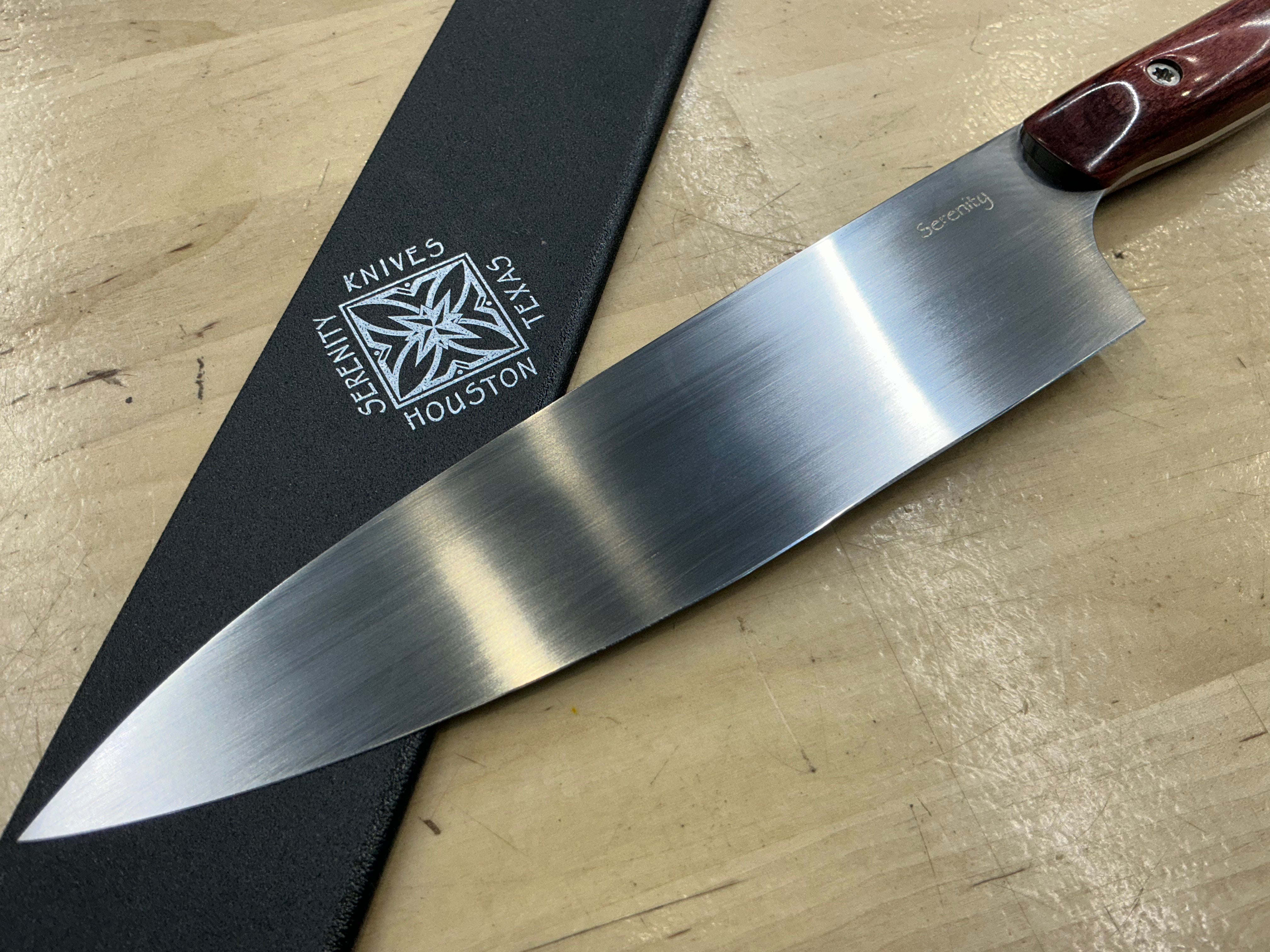 Rosewood Gyuto - CPM154 - Liberty Wood Handle