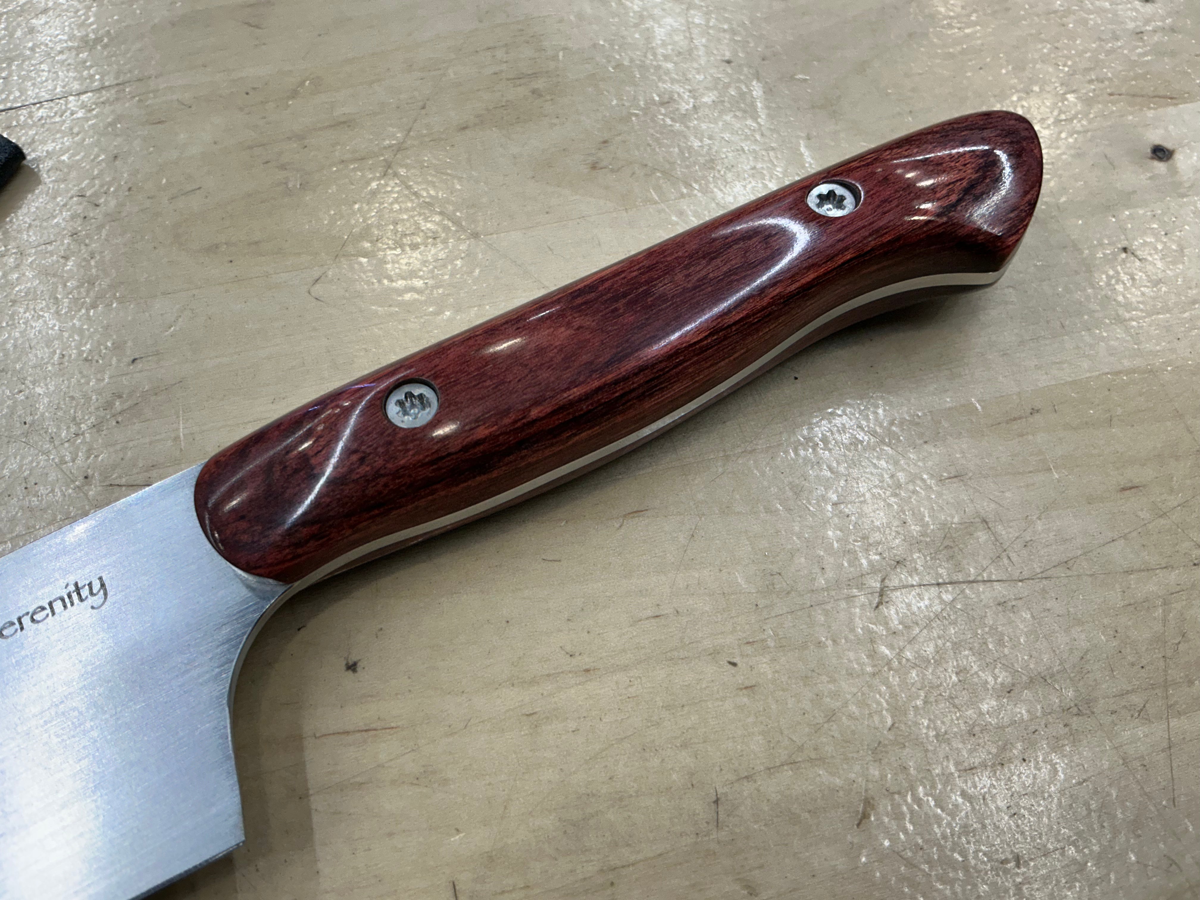 Rosewood Gyuto - CPM154 - Liberty Wood Handle