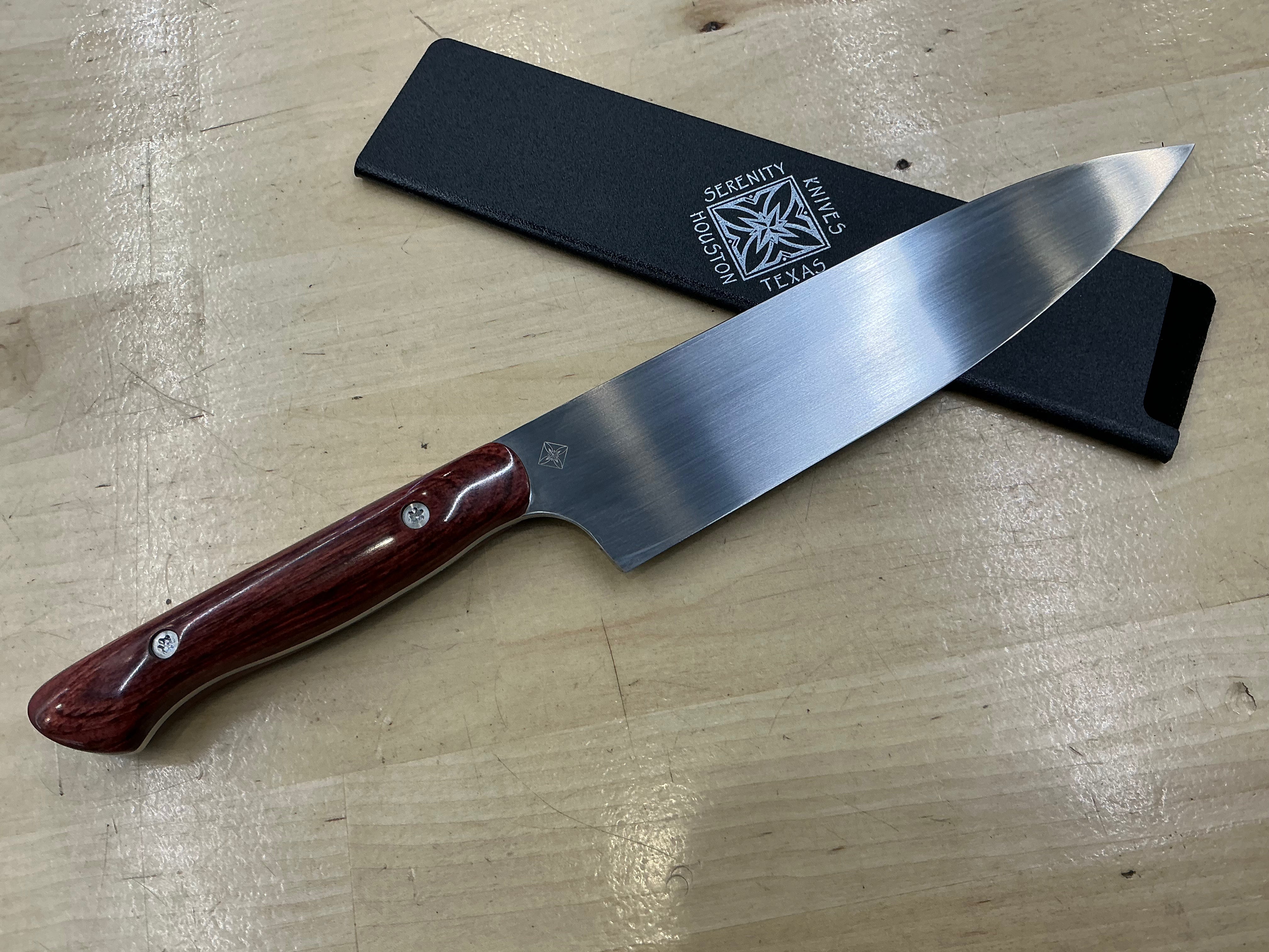 Rosewood Gyuto - CPM154 - Liberty Wood Handle