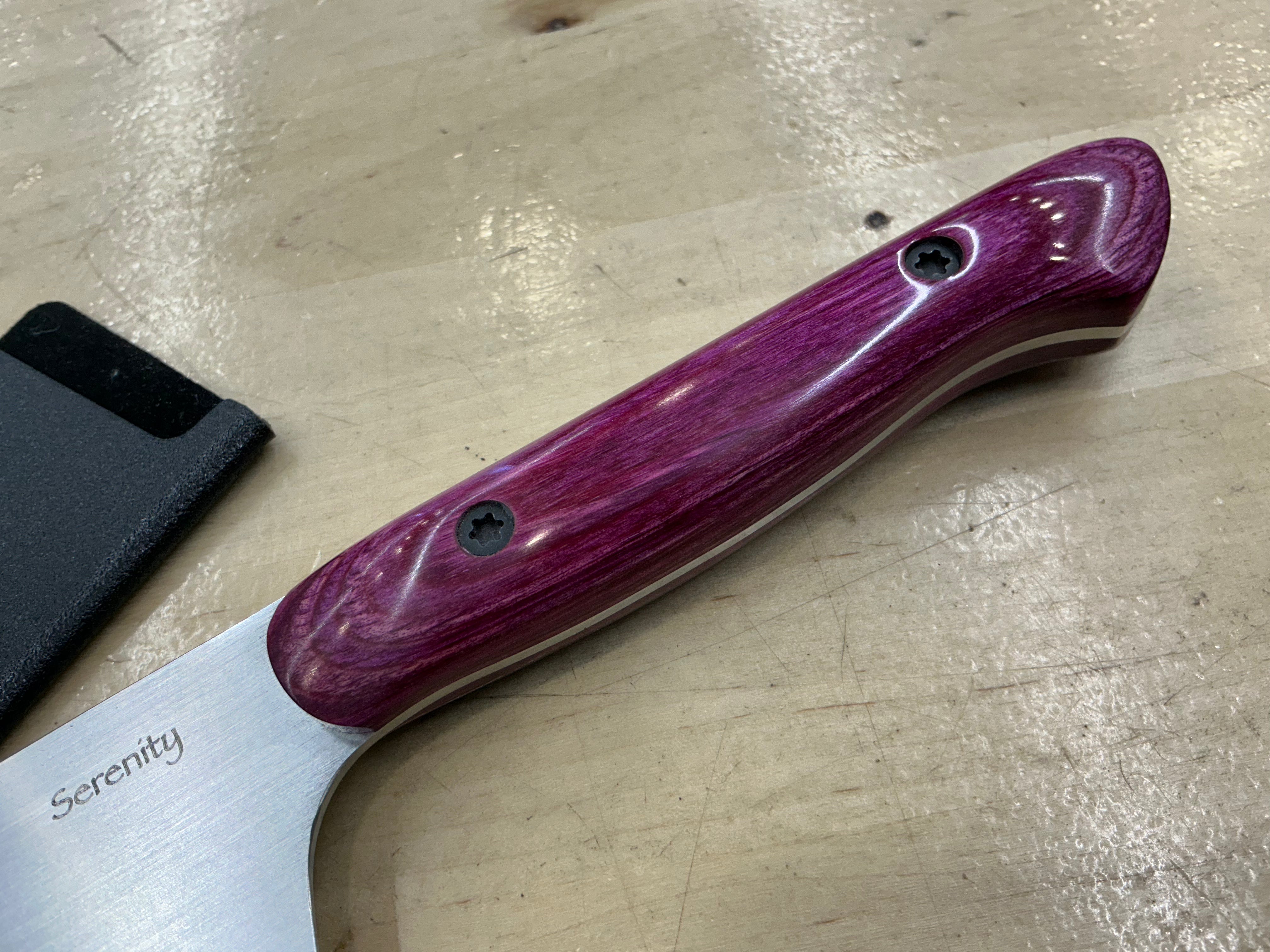 Fuchsia Gyuto - CPM154 - Liberty Wood Handle