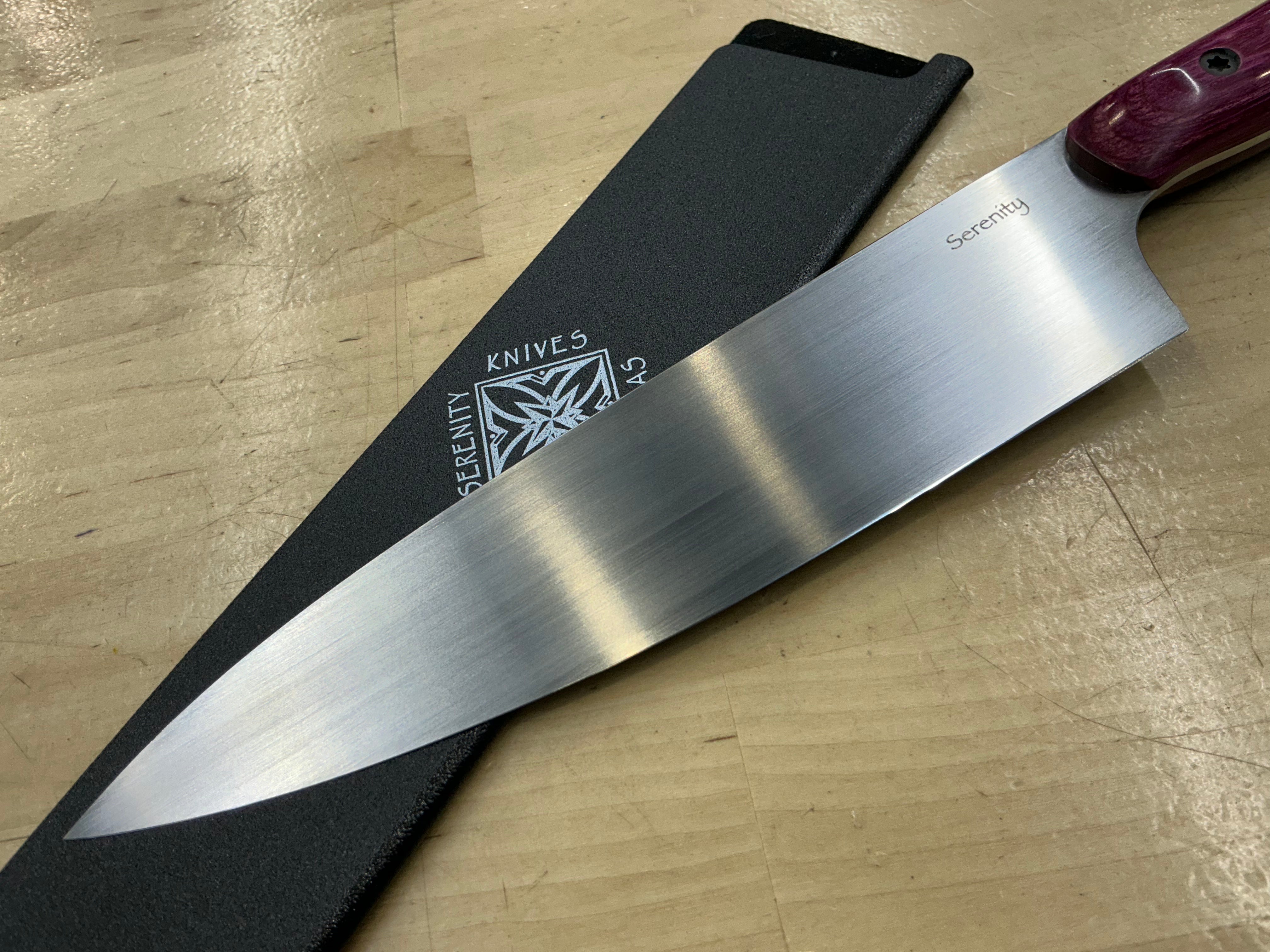 Fuchsia Gyuto - CPM154 - Liberty Wood Handle
