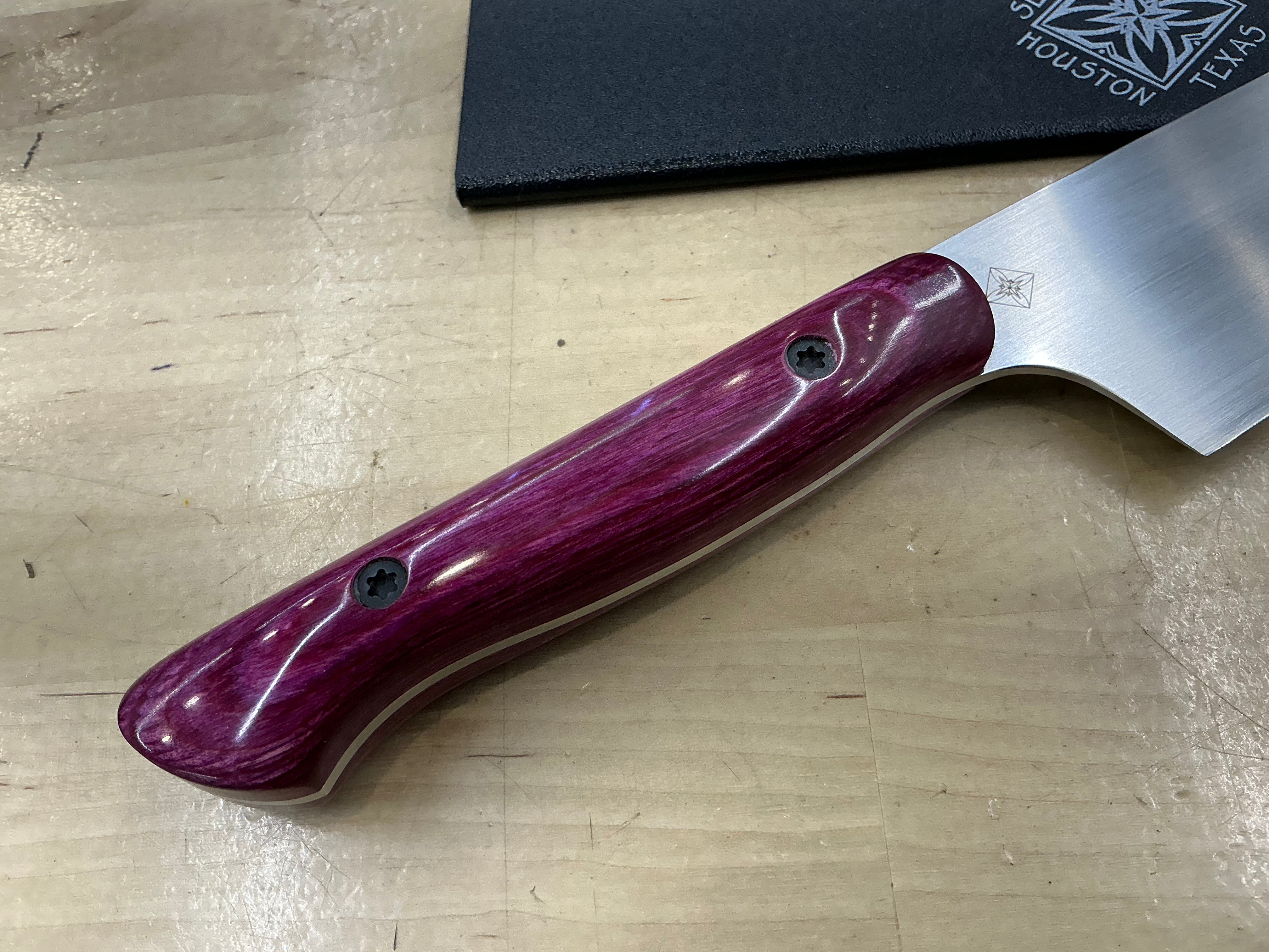 Fuchsia Gyuto - CPM154 - Liberty Wood Handle