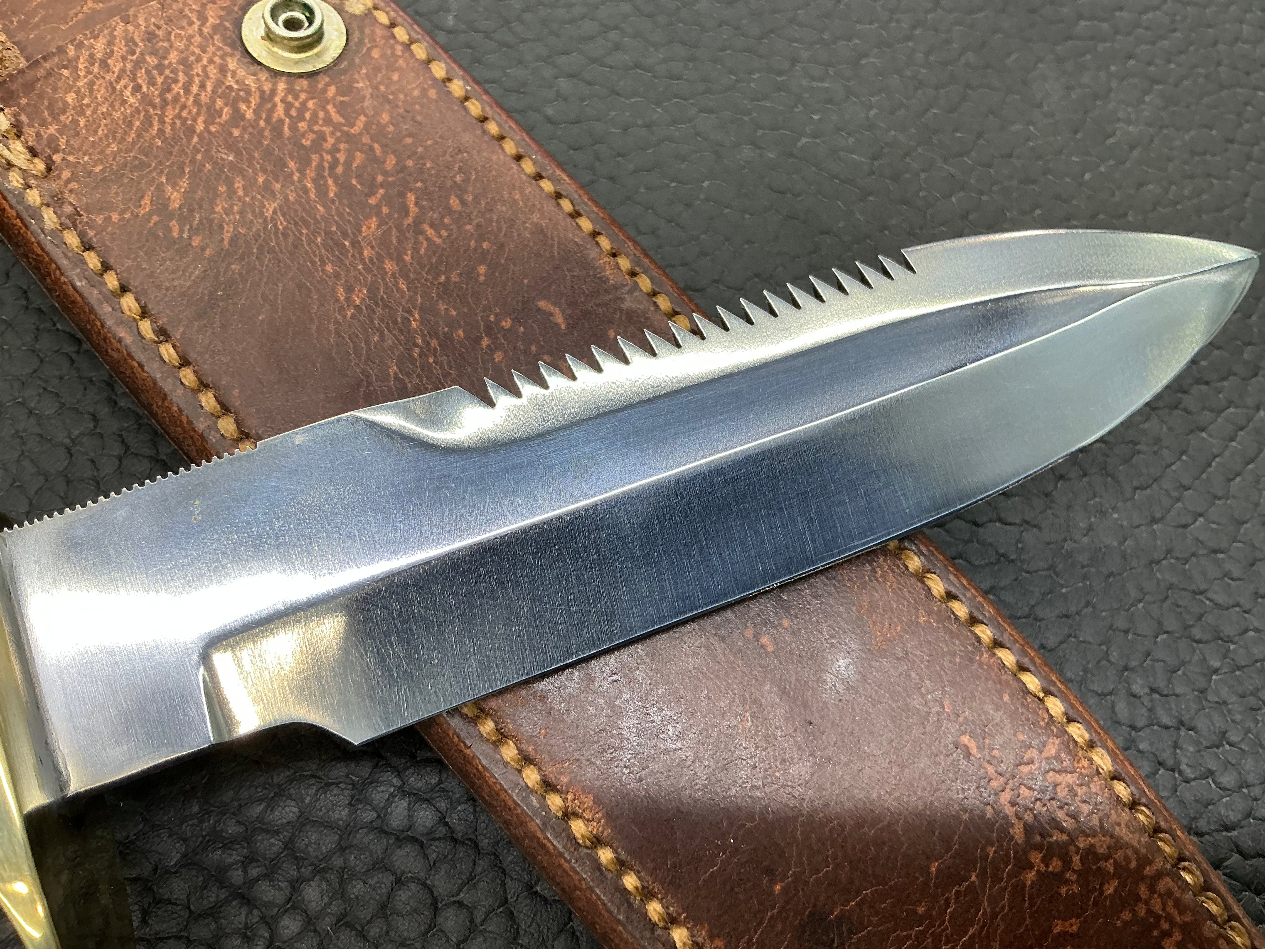 Randall Knives Model 16 Stainless-serrated back