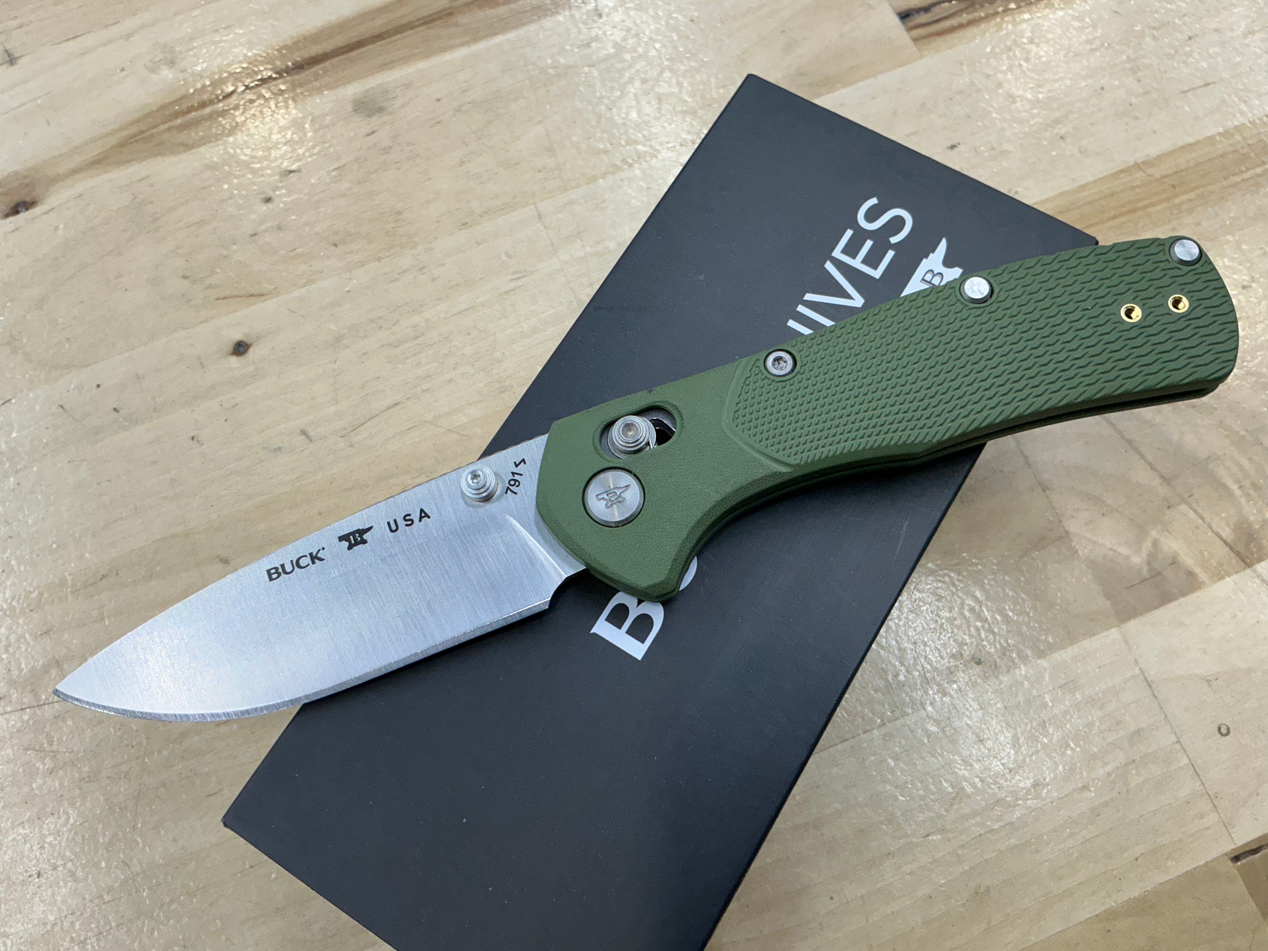 Buck Range Pro - 154CM - Green G.F.N.