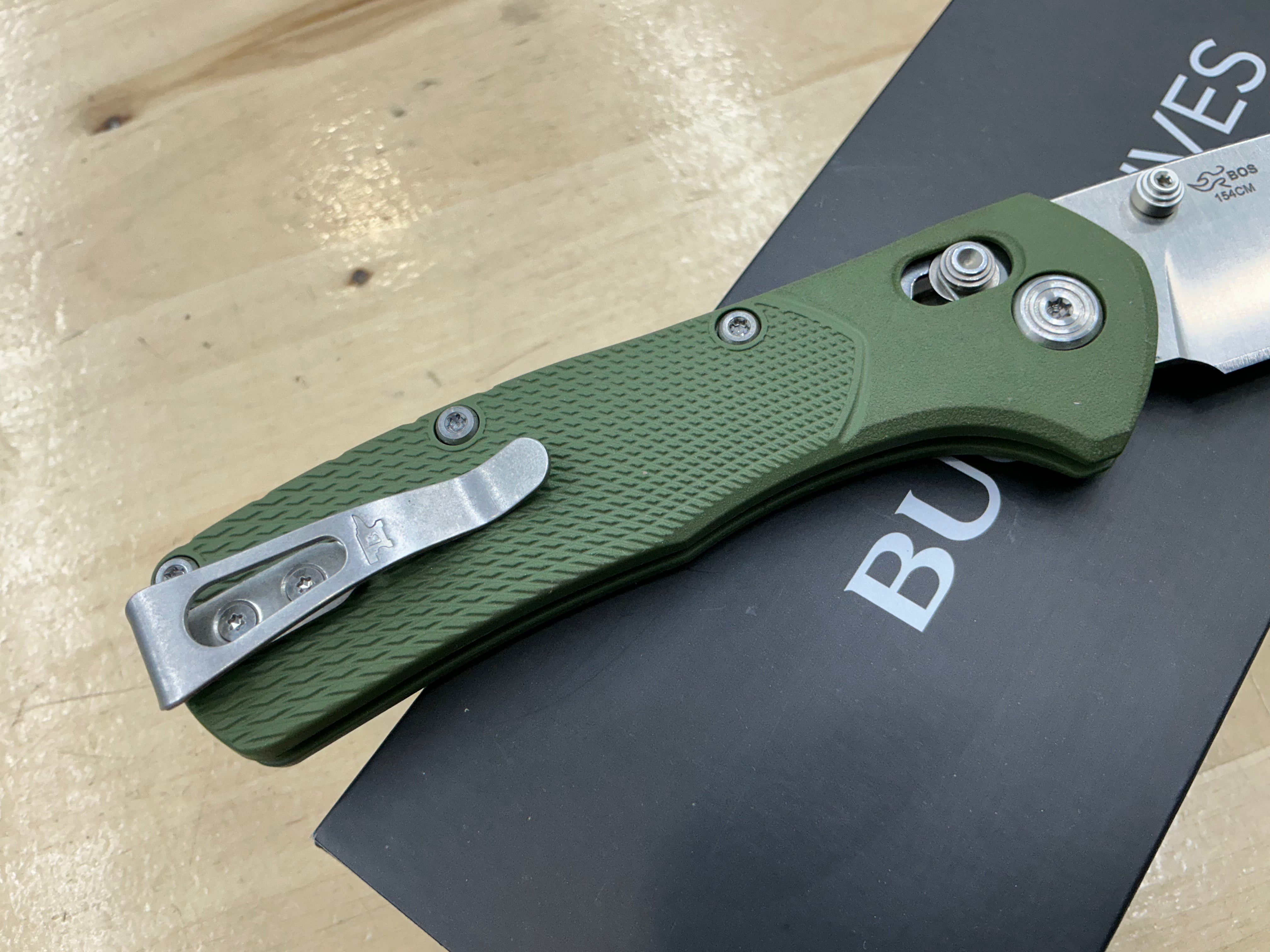 Buck Range Pro - 154CM - Green G.F.N.