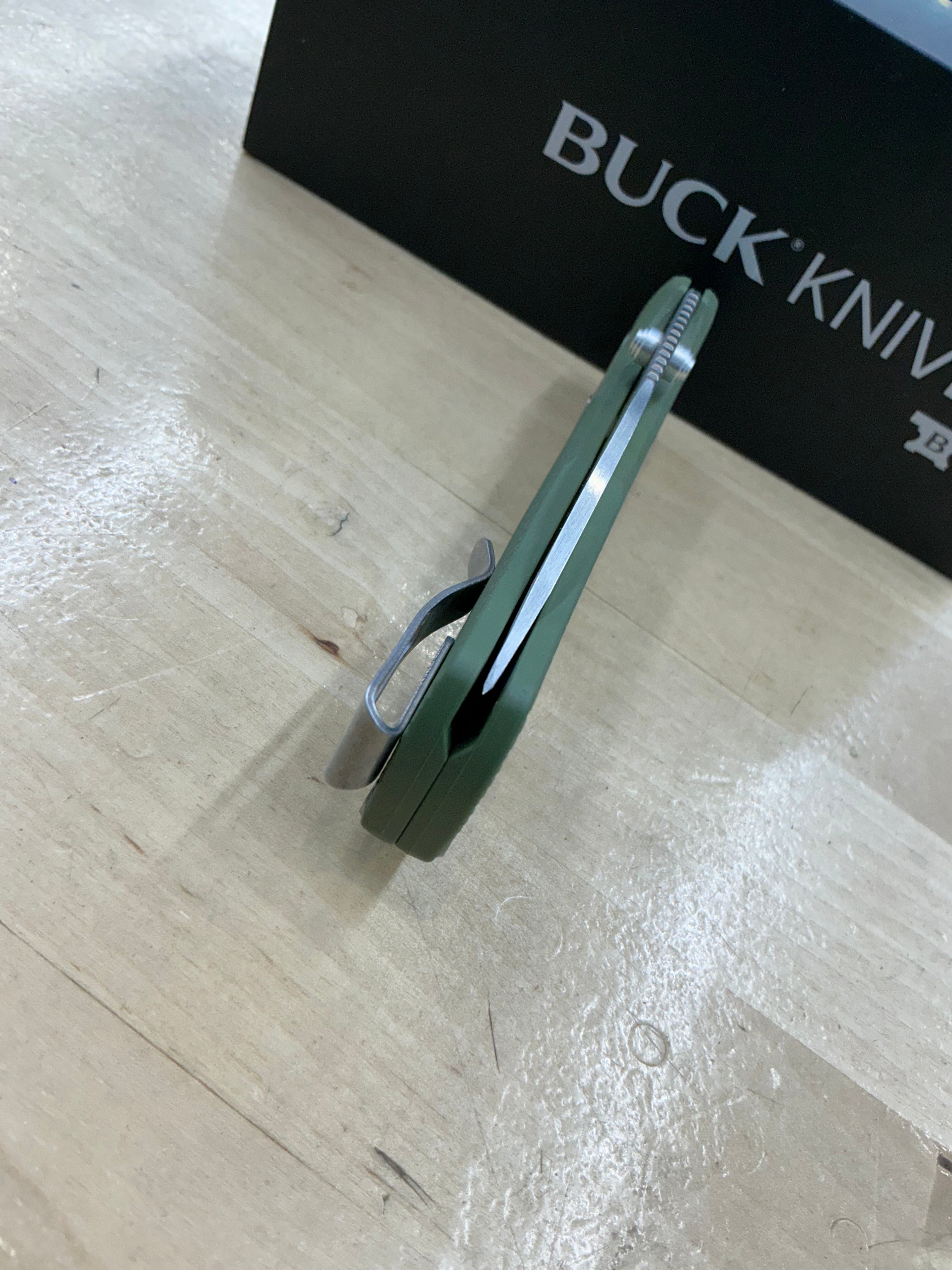 Buck Range Pro - 154CM - Green G.F.N.