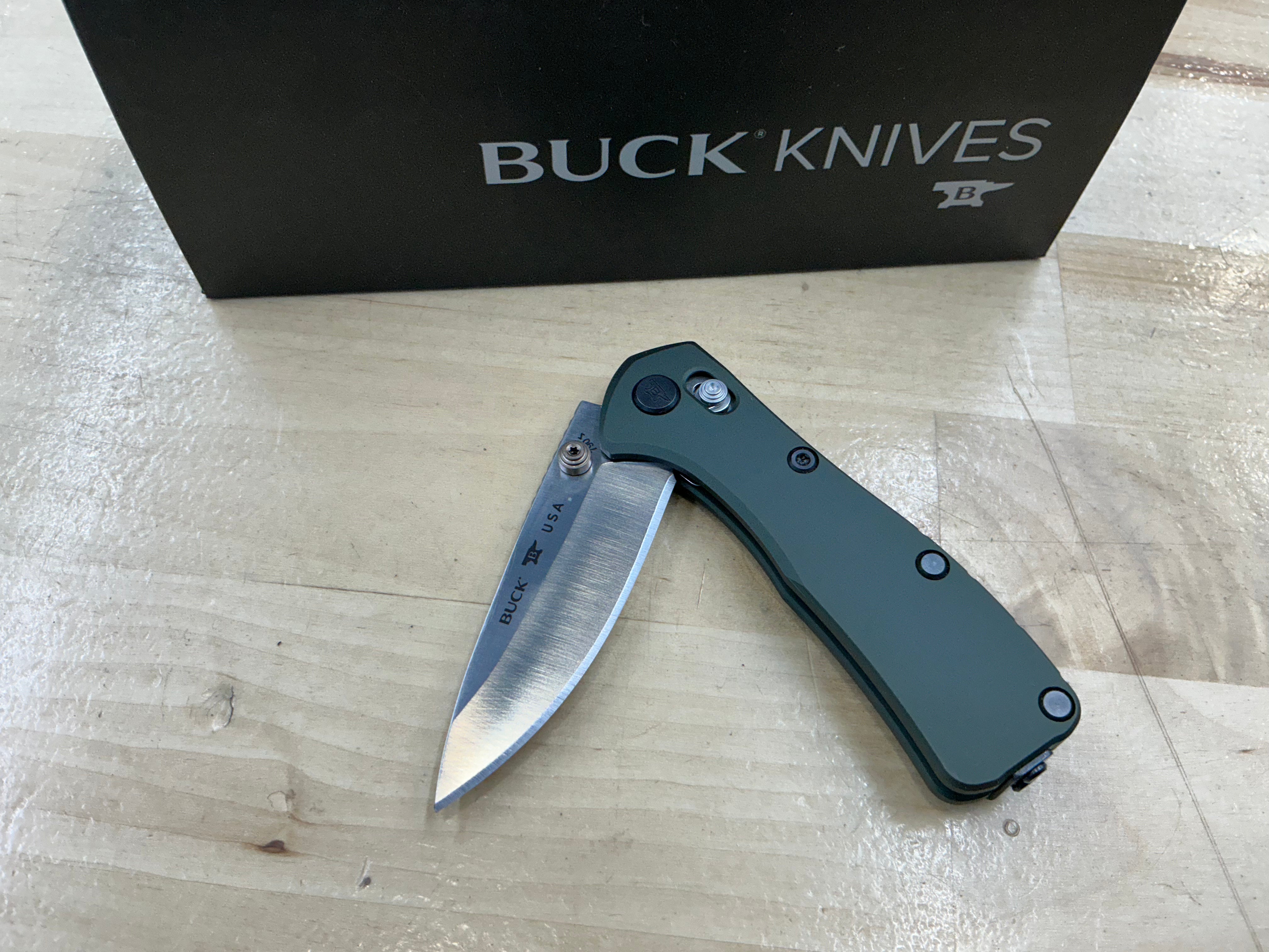 Buck Mini Range Elite - MagnaCut - Green Aluminum