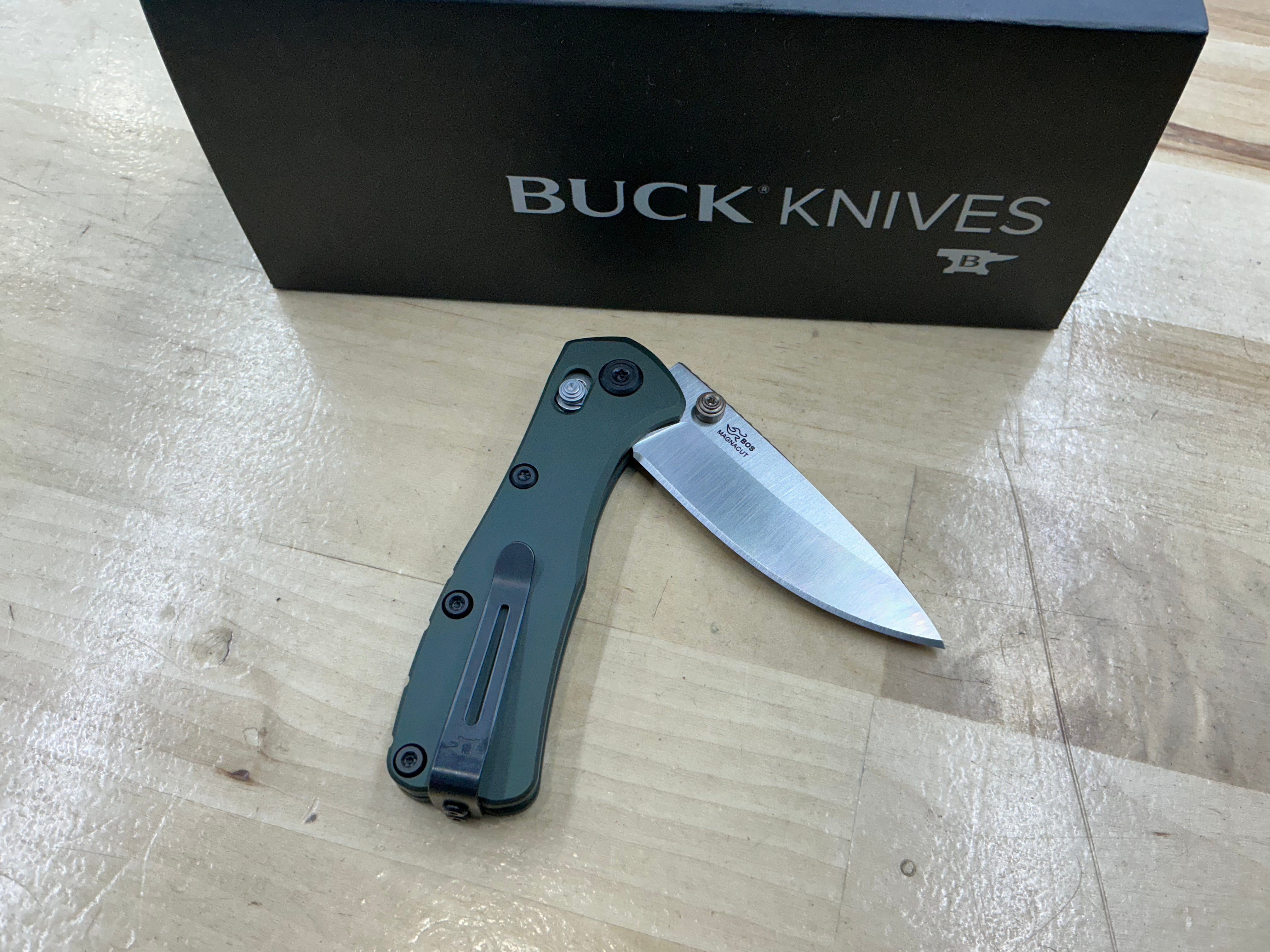 Buck Mini Range Elite - MagnaCut - Green Aluminum