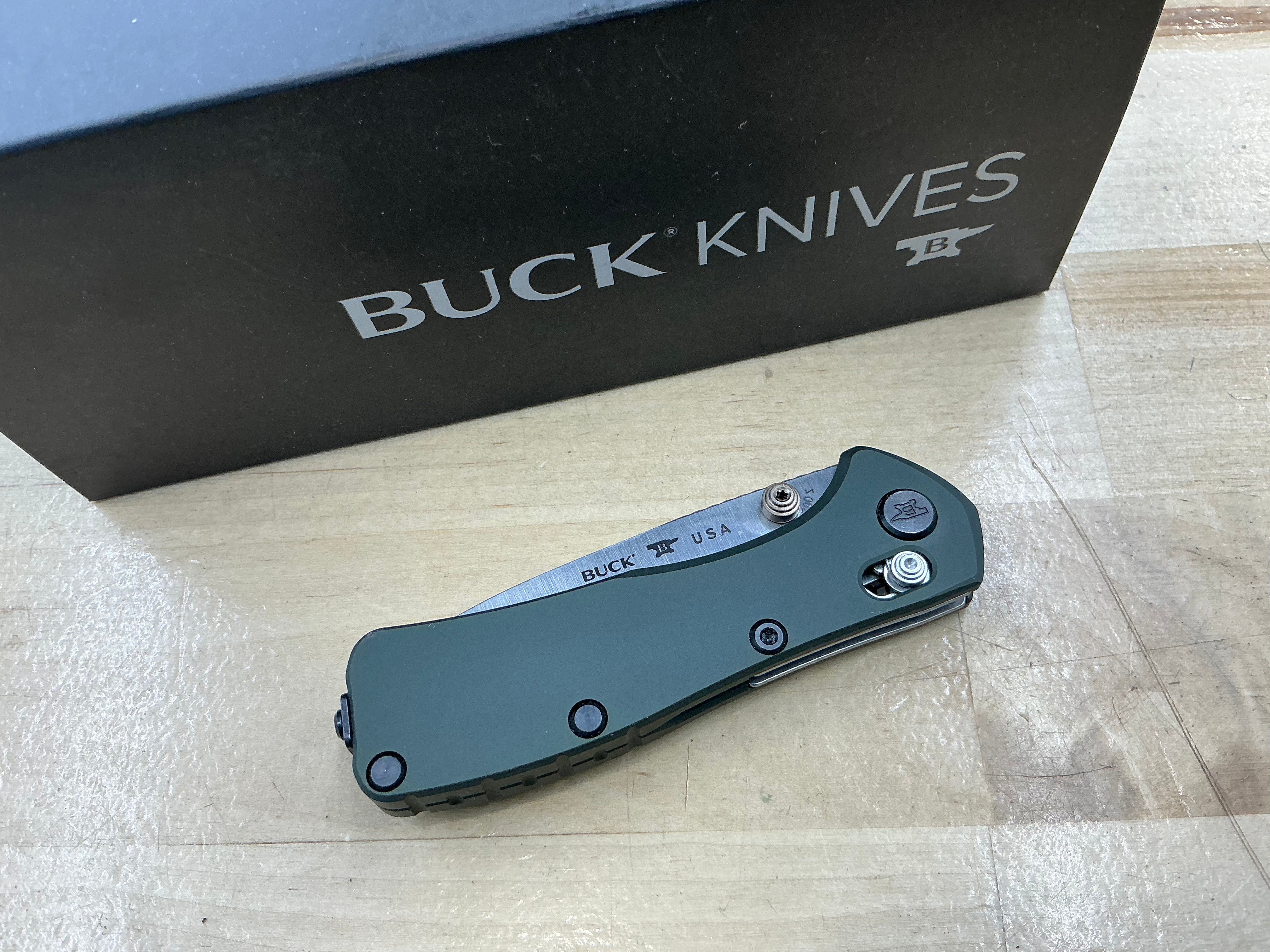 Buck Mini Range Elite - MagnaCut - Green Aluminum