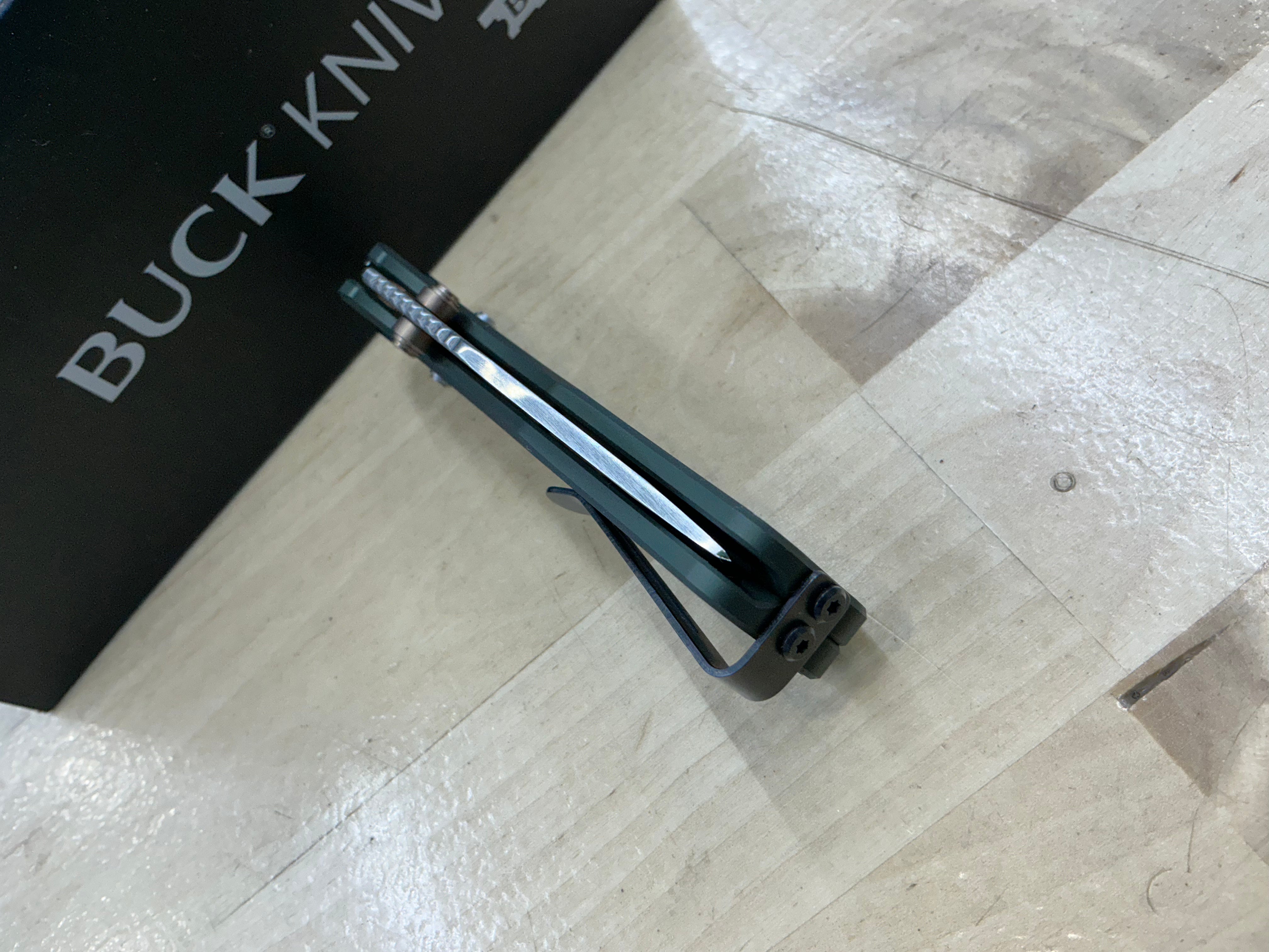 Buck Mini Range Elite - MagnaCut - Green Aluminum