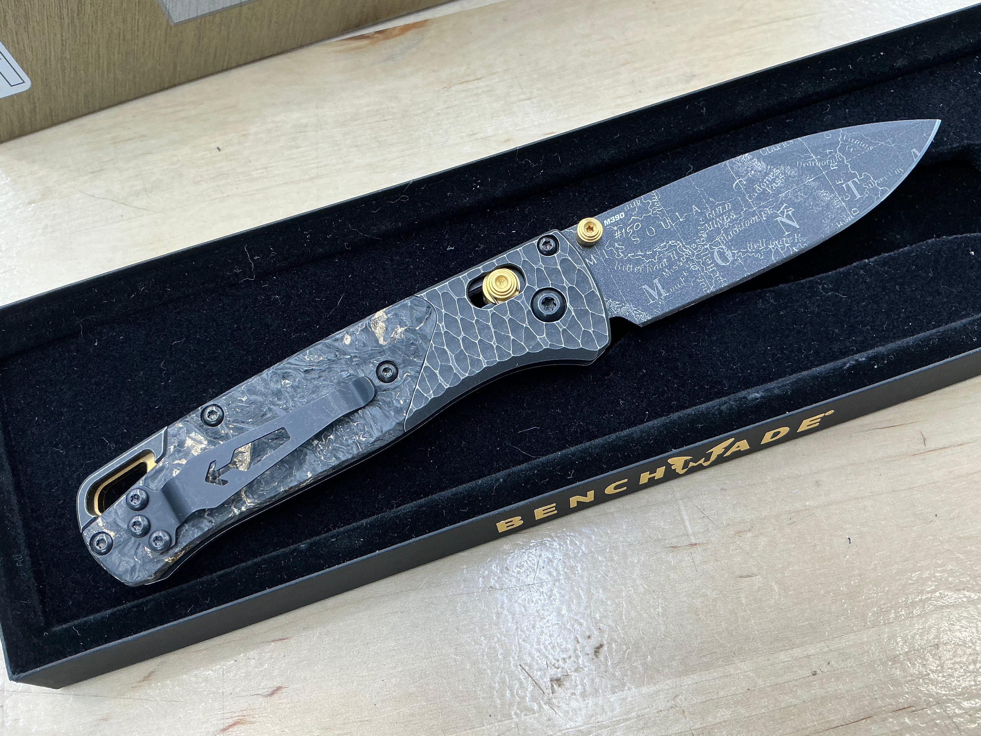 Gold Class Benchmade Bugout 535BK-251 #150 of 250
