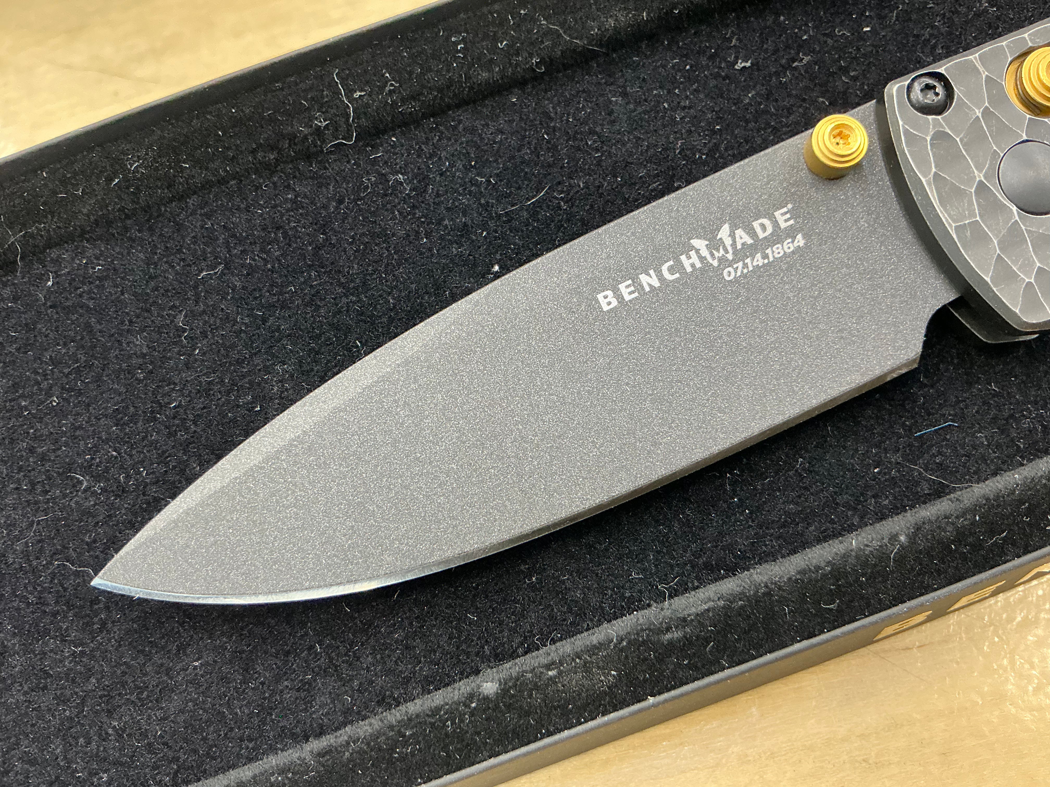 Gold Class Benchmade Bugout 535BK-251 #150 of 250