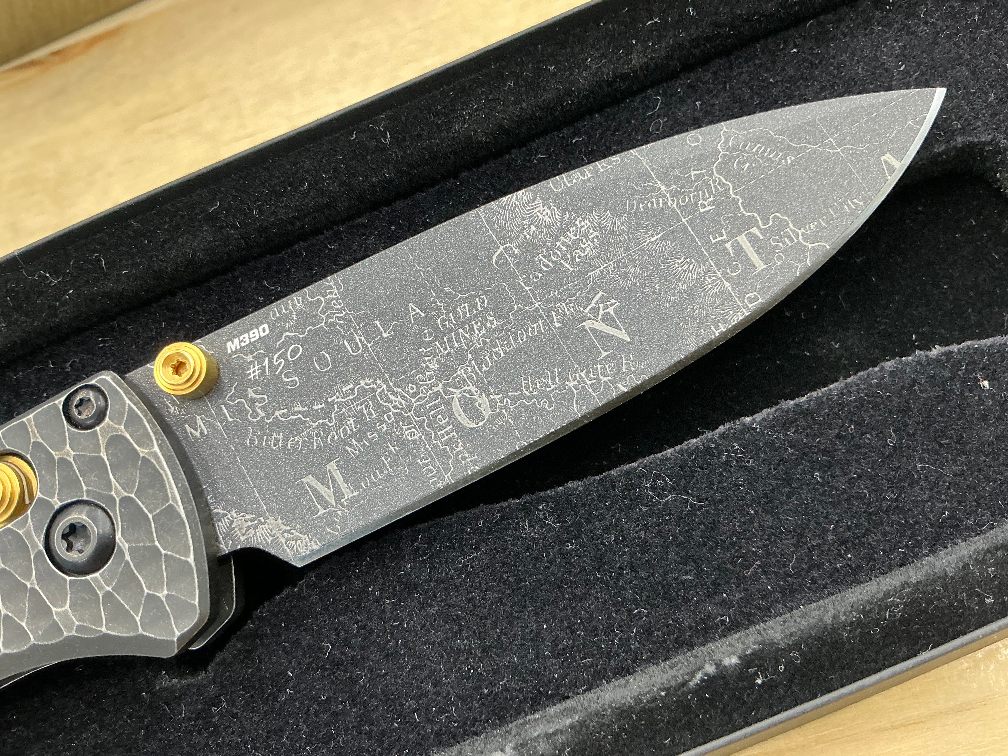 Gold Class Benchmade Bugout 535BK-251 #150 of 250
