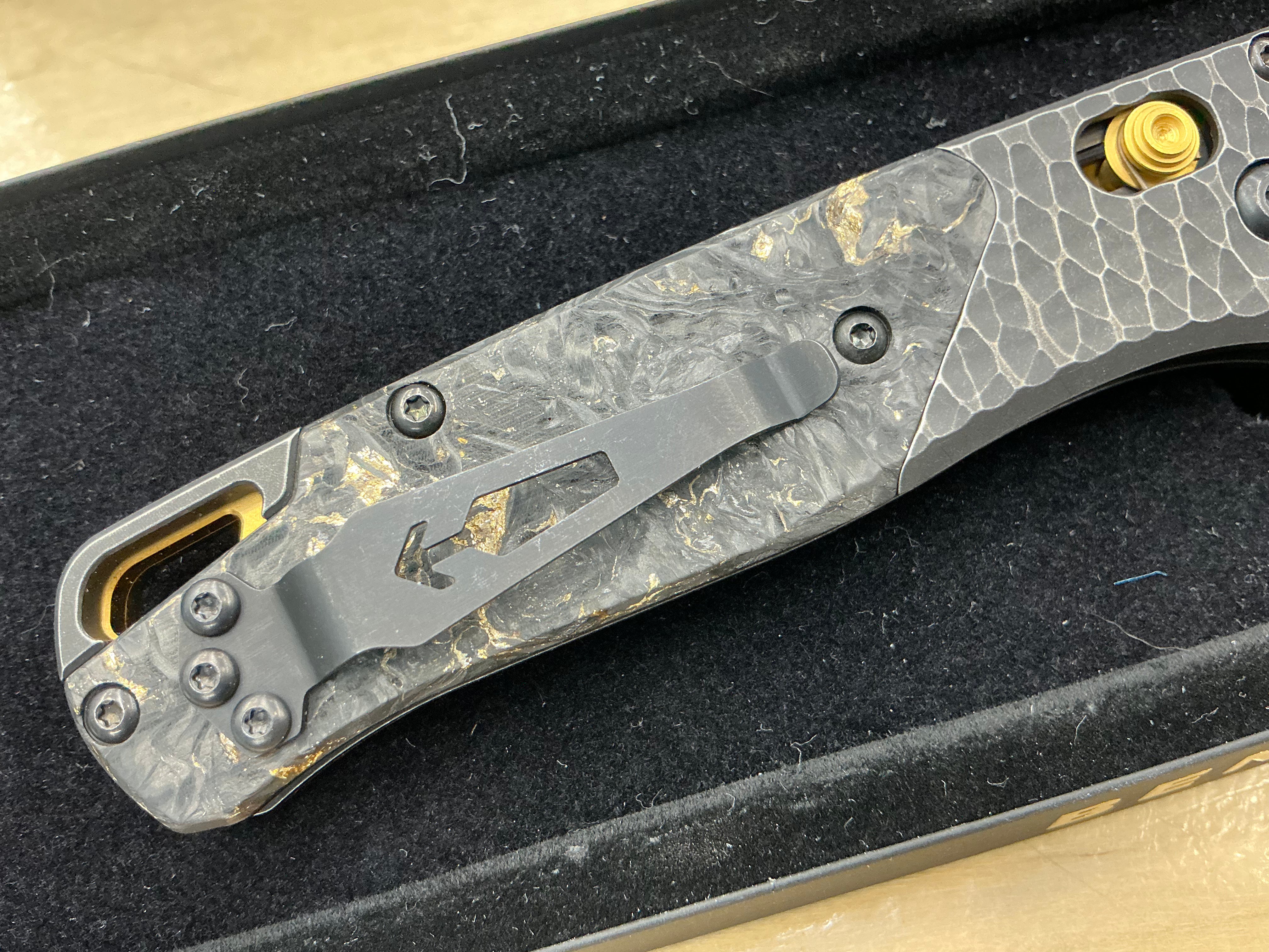 Gold Class Benchmade Bugout 535BK-251 #150 of 250