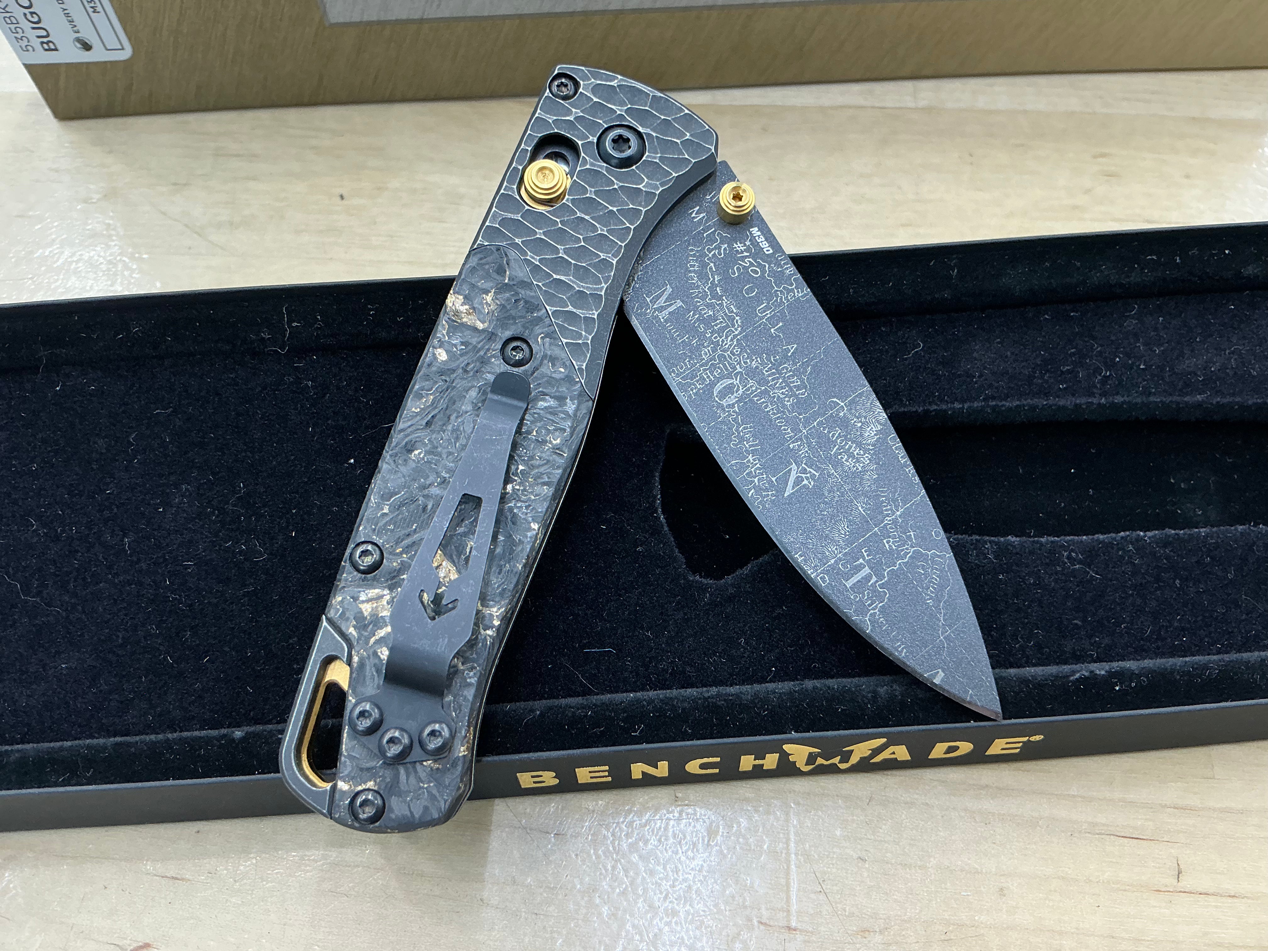 Gold Class Benchmade Bugout 535BK-251 #150 of 250