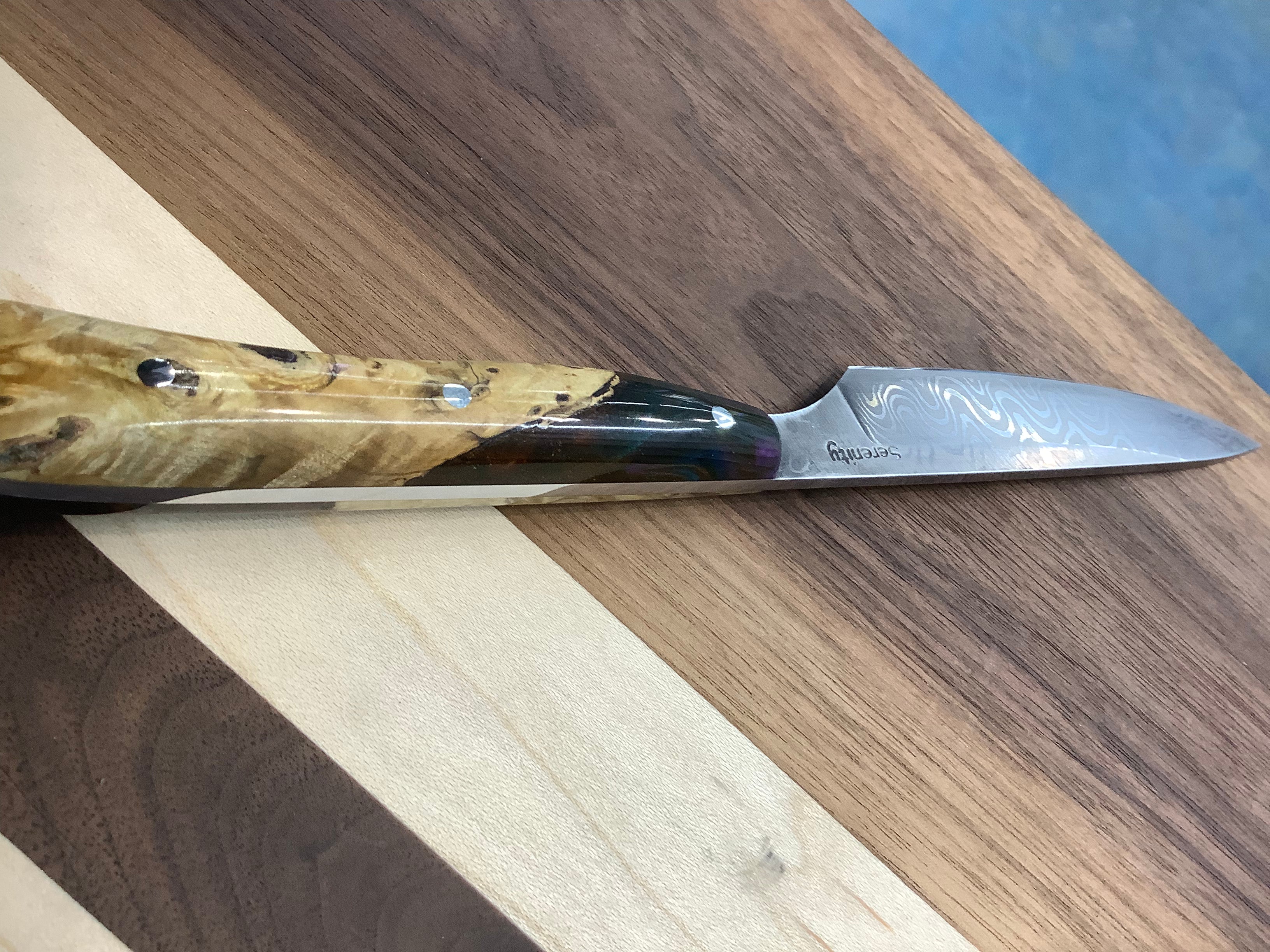 Damascus Slim Paring Knife