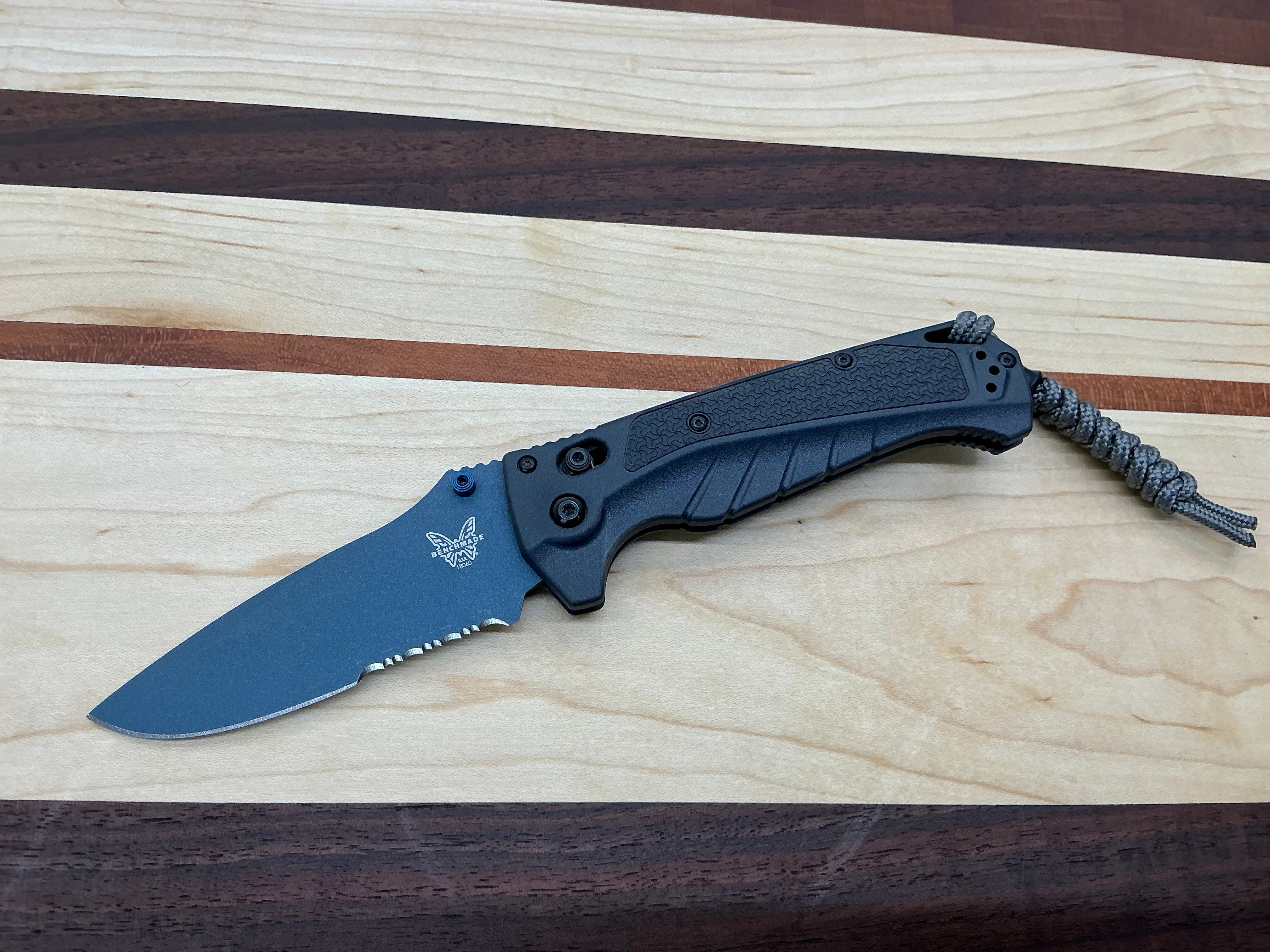 Couteau Mini ADIRA™ Tempest Grey Grivory® par BENCHMADE - BN18065BT-01