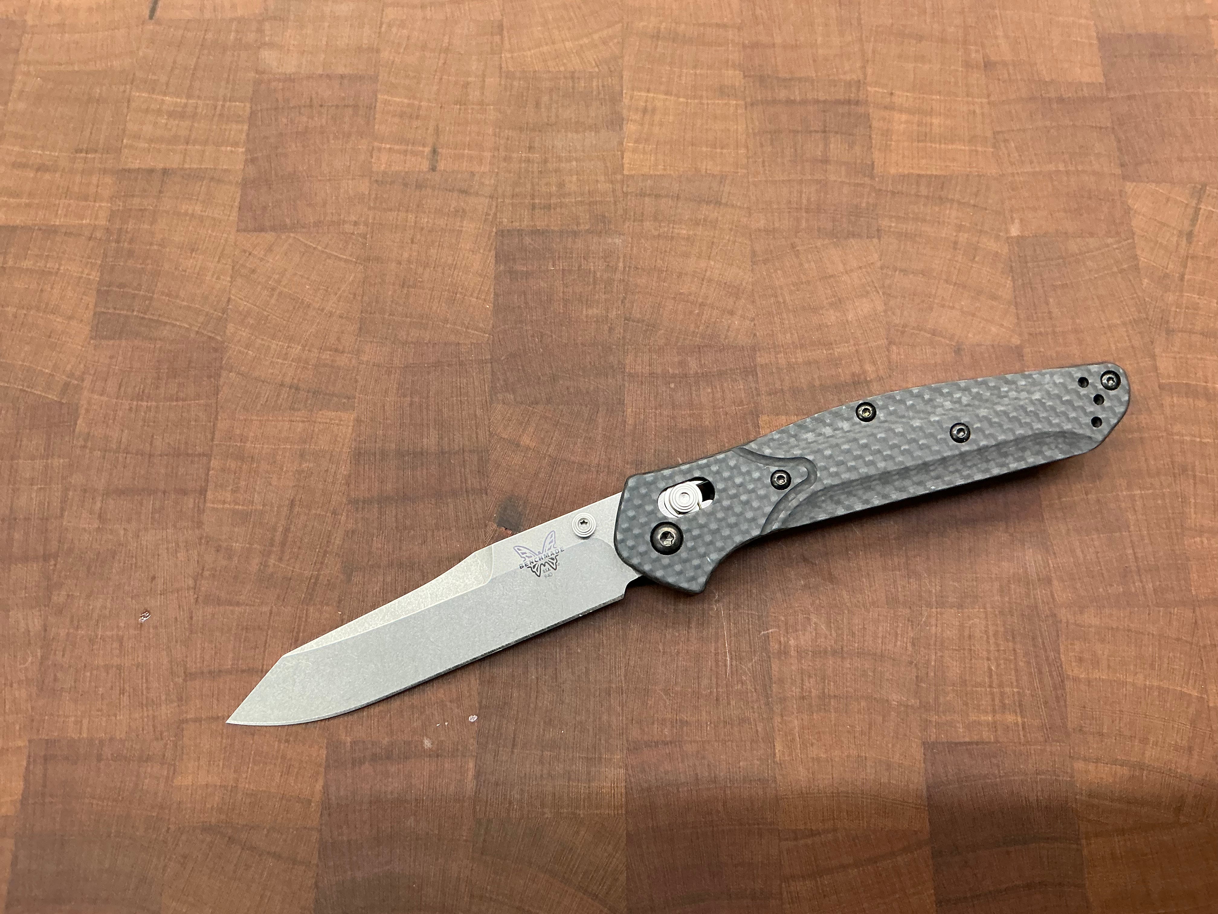 Benchmade Osborne 940-1 with Carbon Fiber in S90V – Serenity