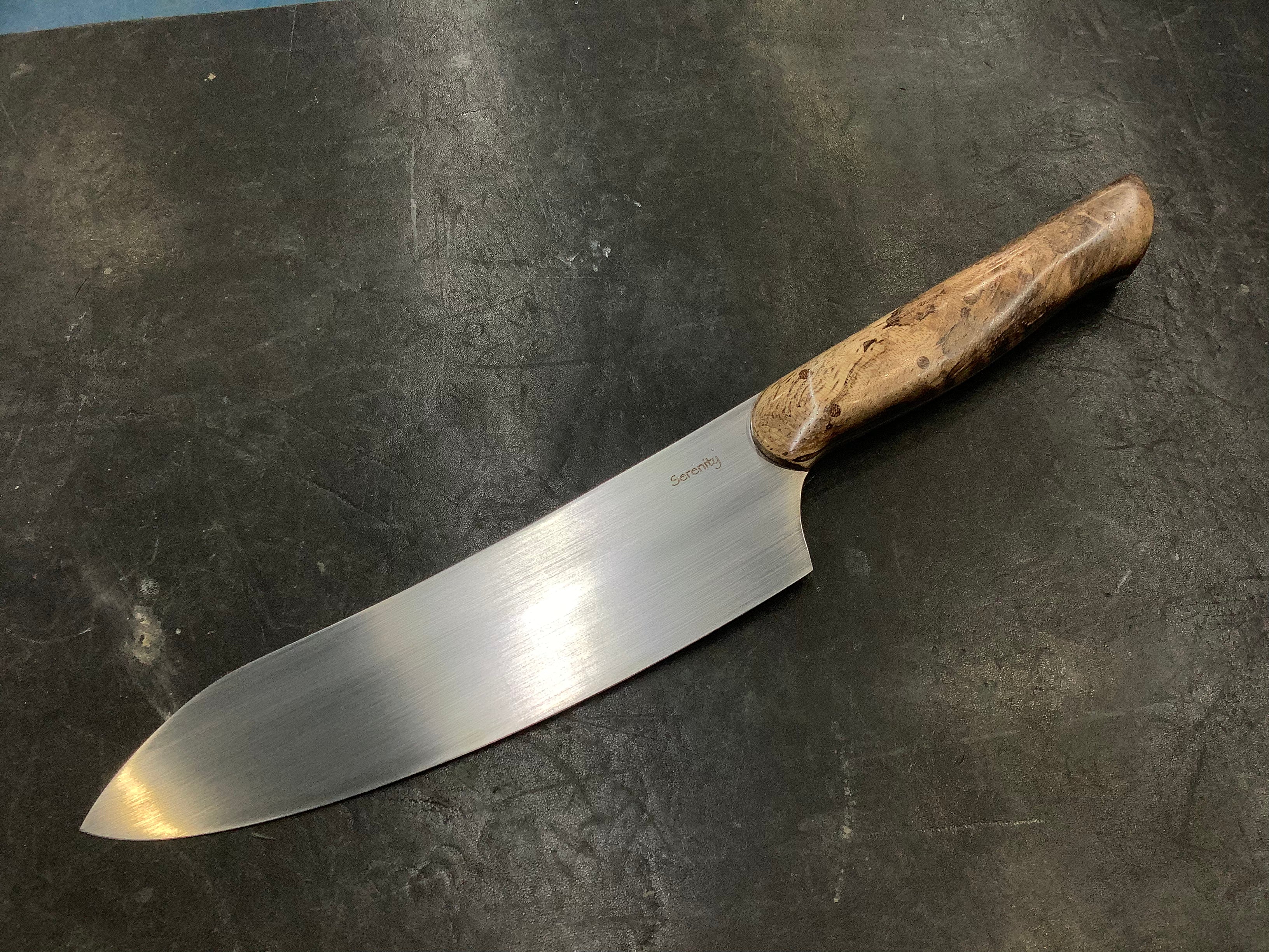 Rocking Santoku - CPM154 - Koa Handle