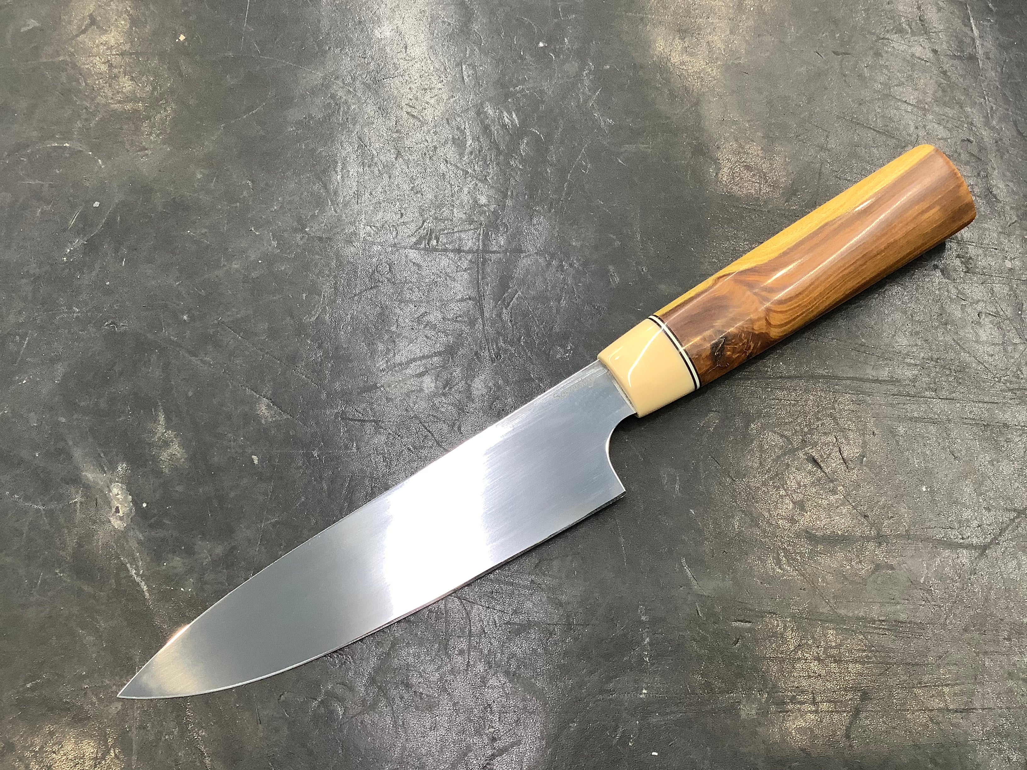 Hidden Tang Petty Knife - Thick Spine in CPM154