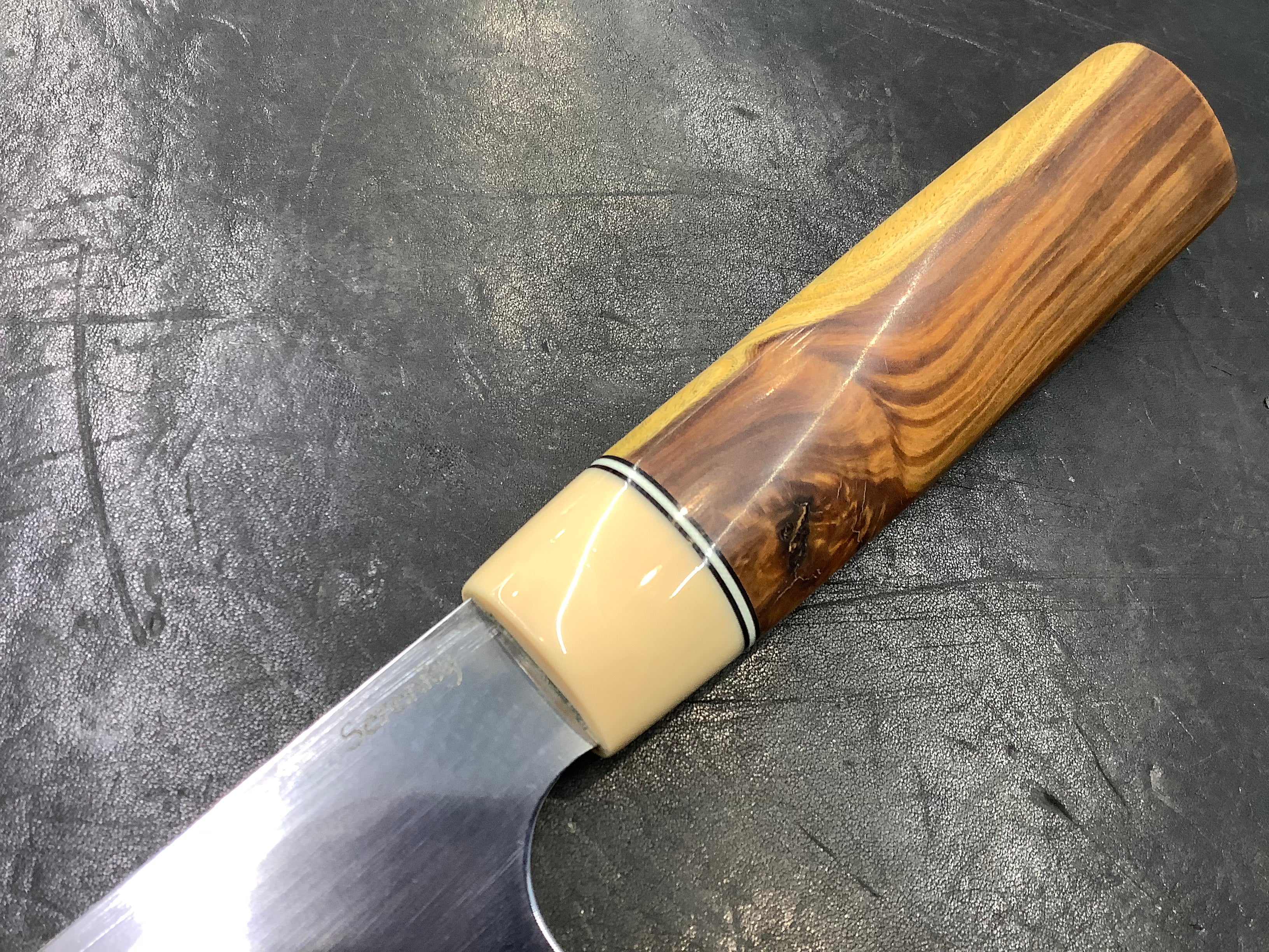 Hidden Tang Petty Knife - Thick Spine in CPM154