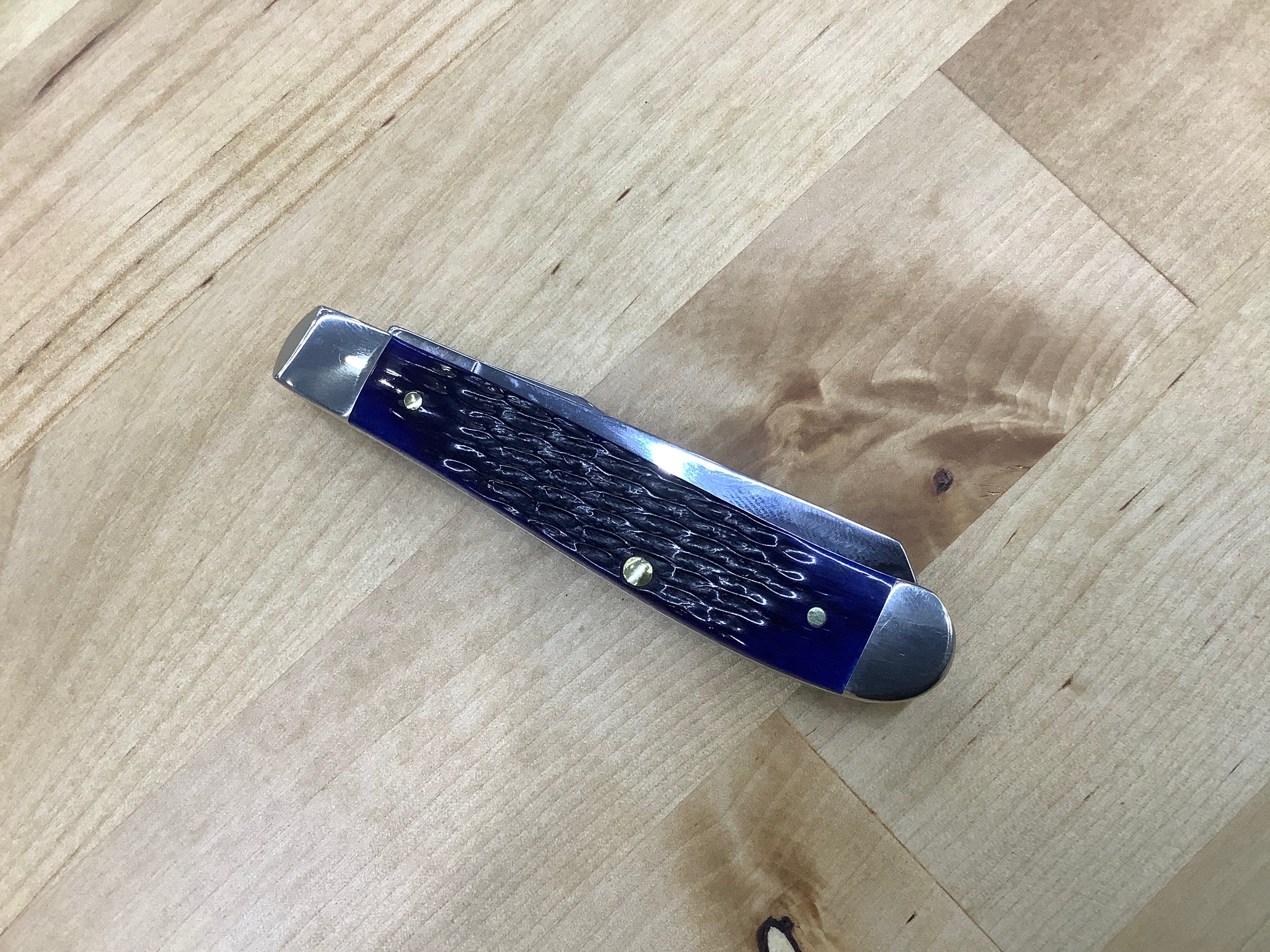 Rogers Corn Cob Jig Blue Bone Mini Trapper 02838