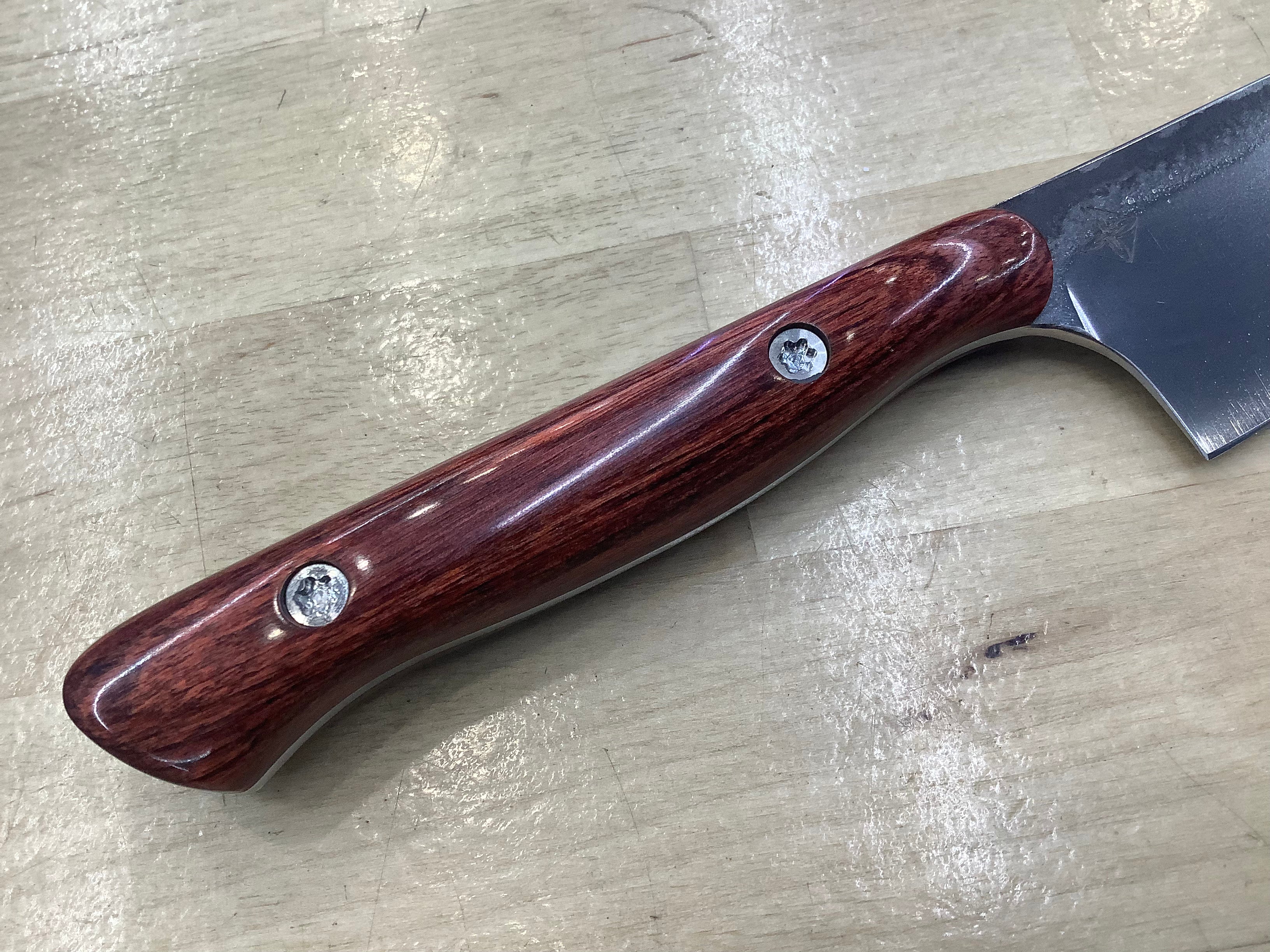 Rosewood Petty Knife - CPM154 - Laminated Wood Handle