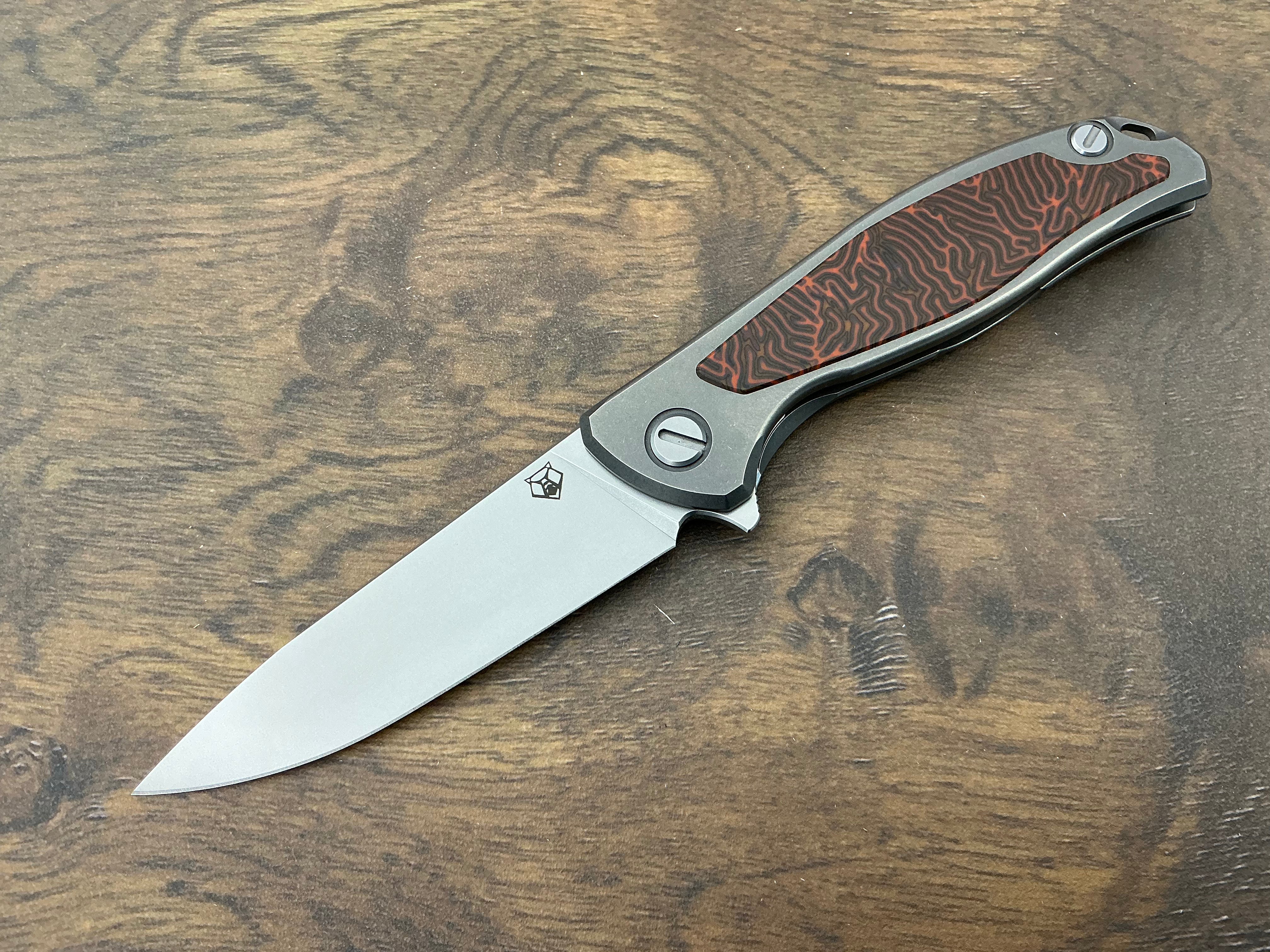 Shirogorov Model F95NL KC Edition Flipper Knife 3.875