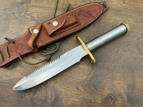 Vietnam Era Randall Made Knives Model 18-7.5 w/Original Sheath & Stone