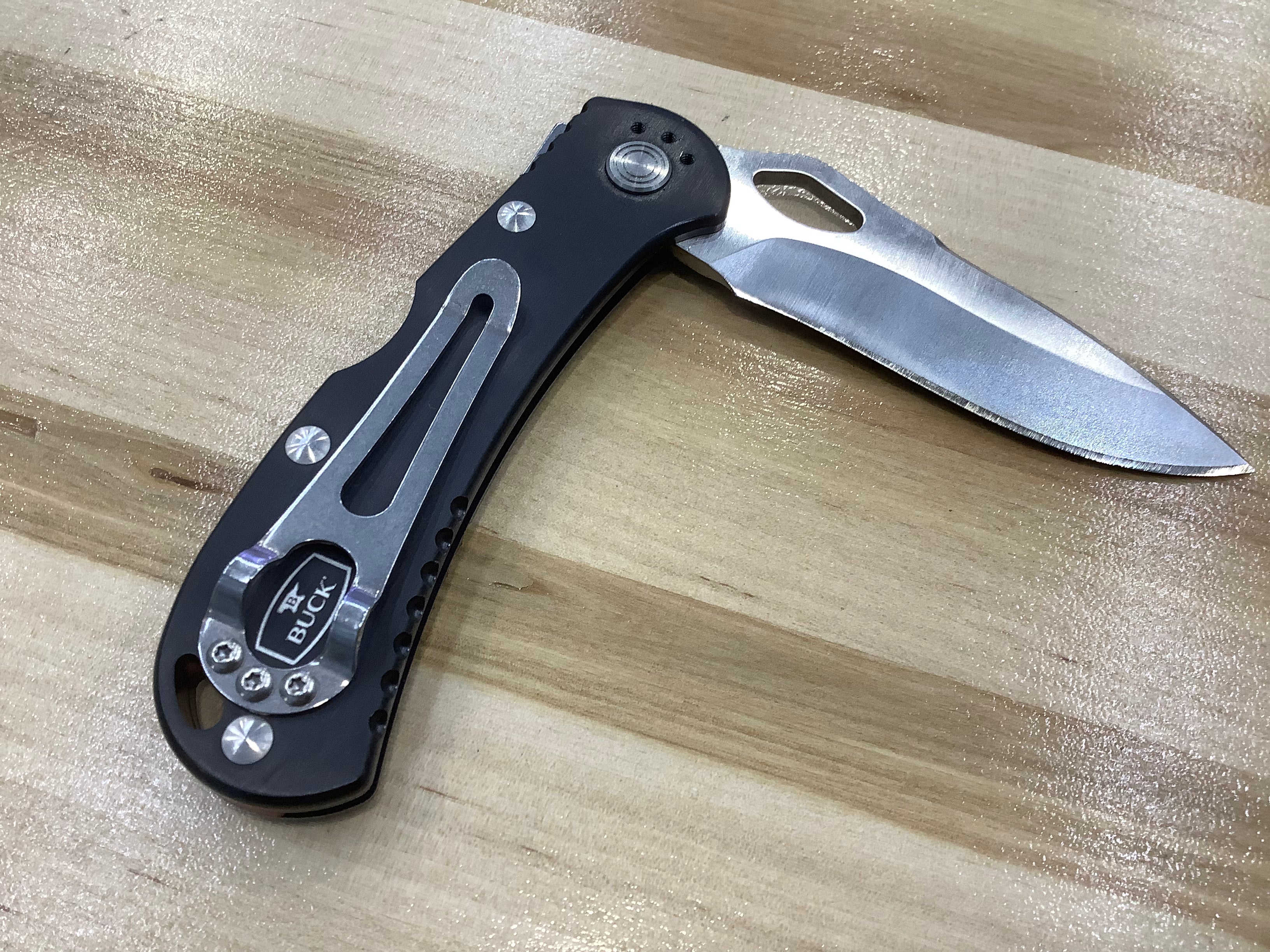 Buck Spitfire Lockback Black