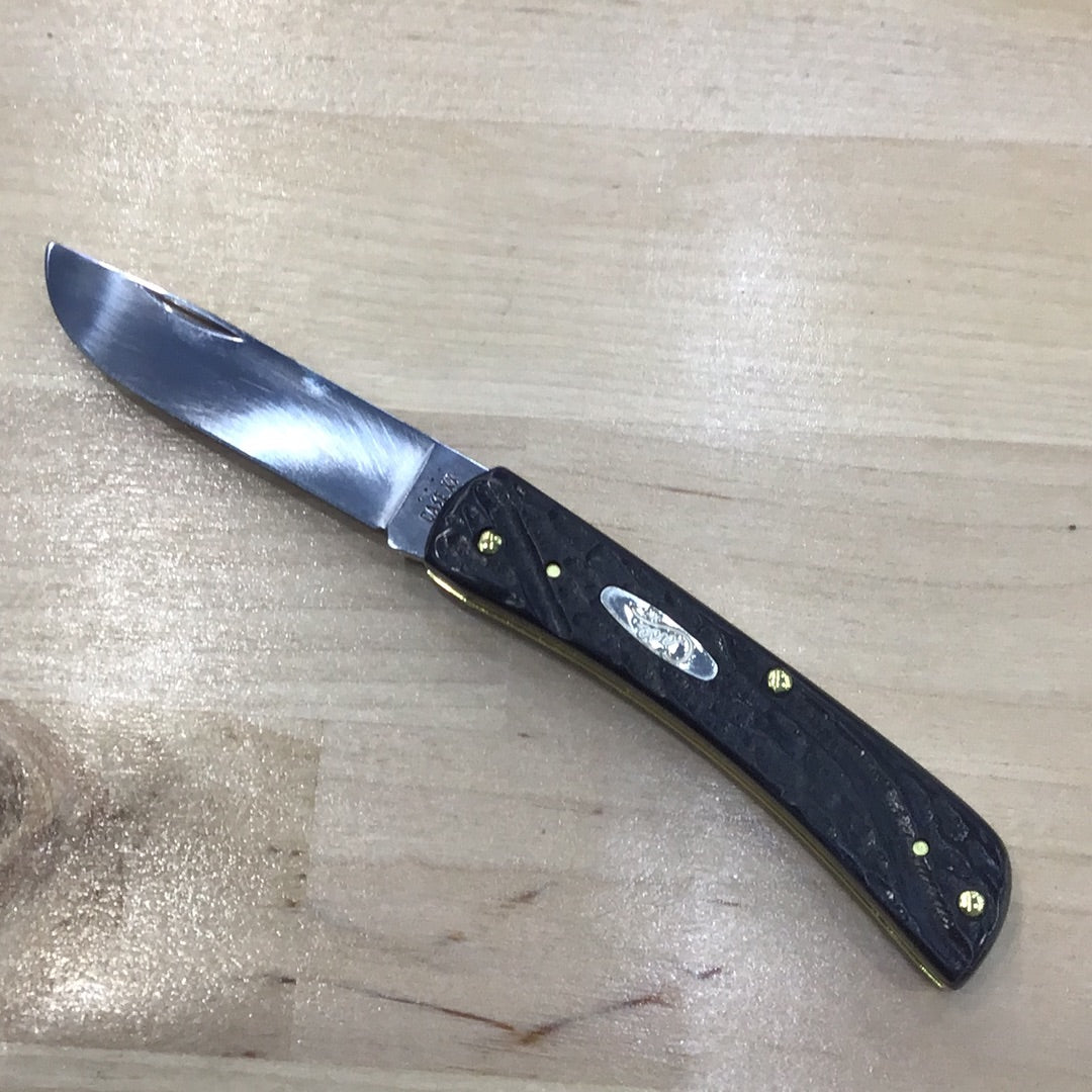 Case Sod Buster Jr. Rough Black Synthetic Handle