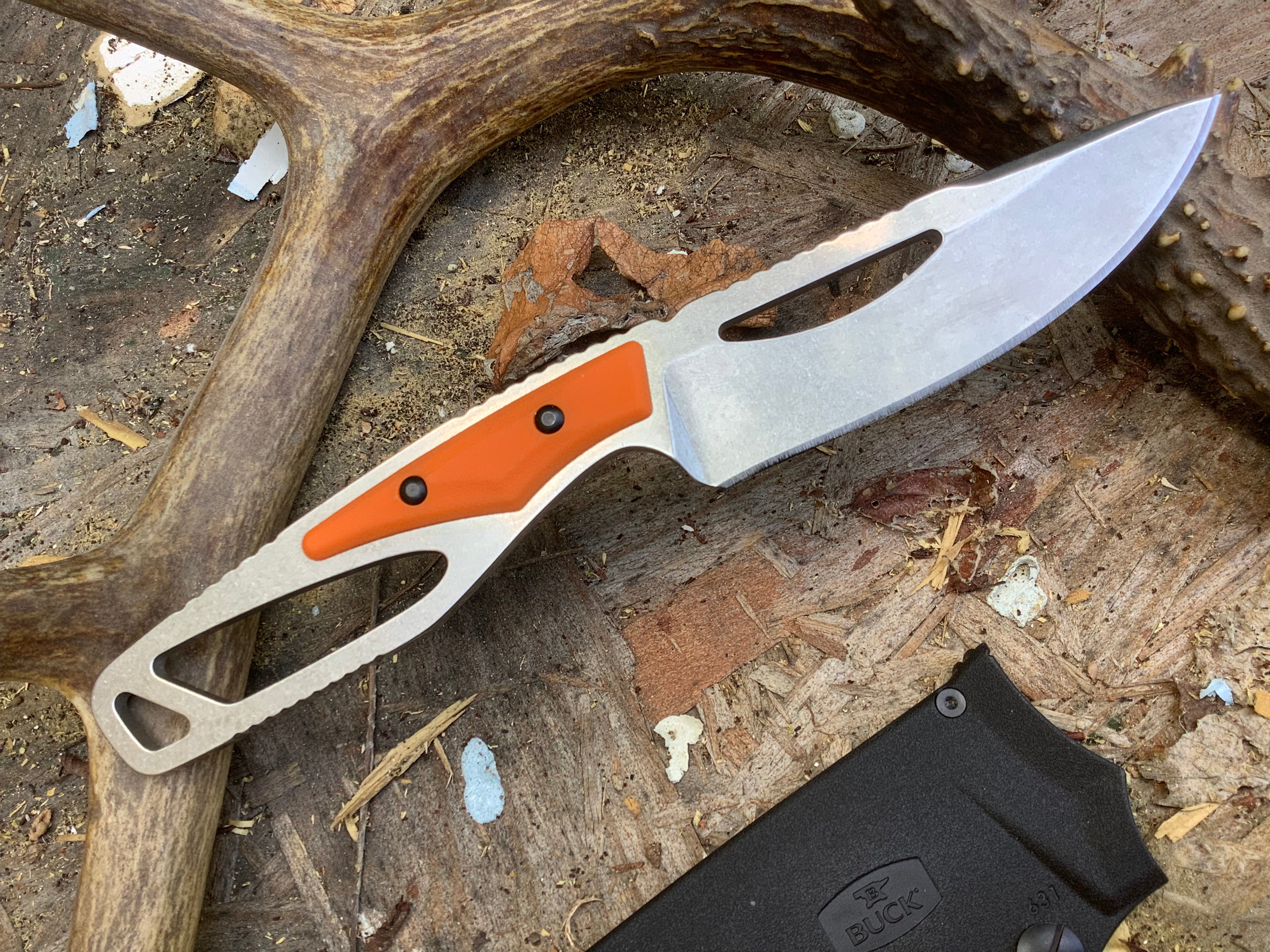 Cuchillo de campo Buck PakLite 2.0 naranja GFN 