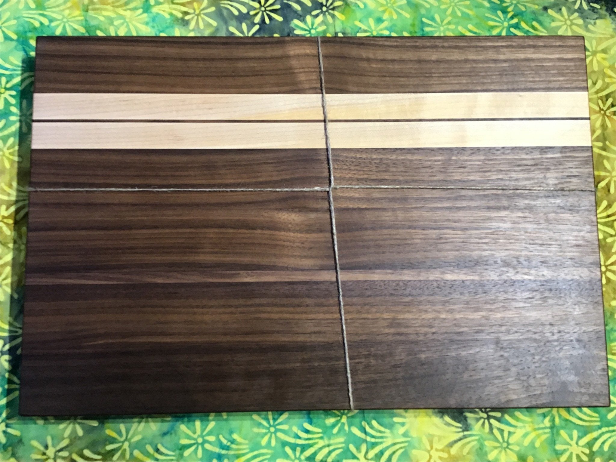 Walnut with groove  and Maple Texas and stripes