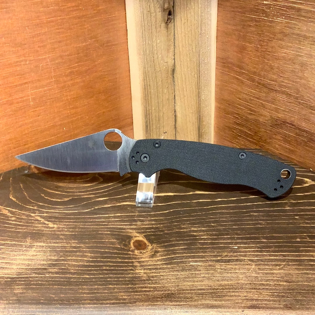 Spyderco Paramilitary 2 en CPM S110V avec G-10 noir