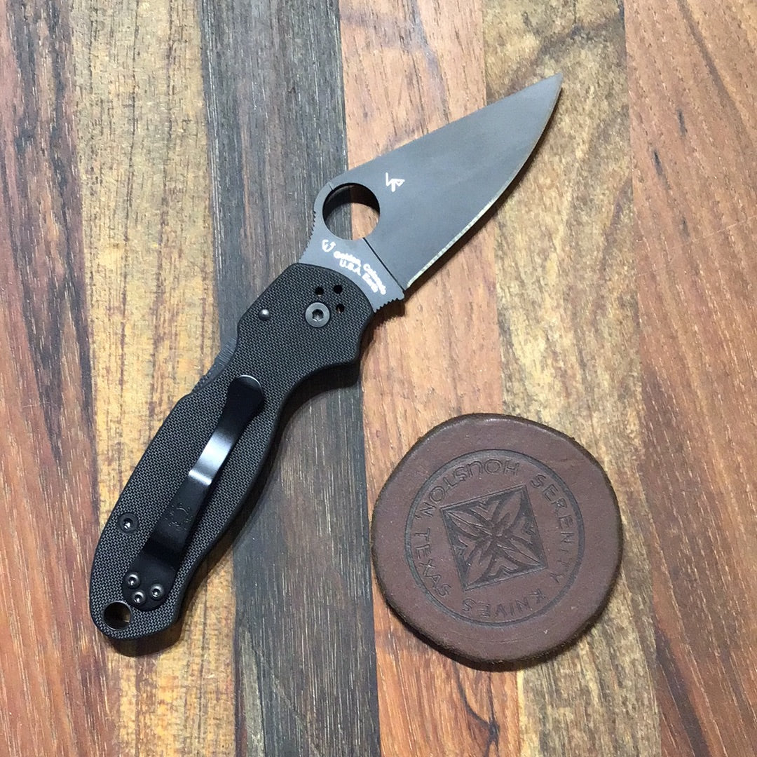 Spyderco Para 3 BK S45VN et G-10 noir - C223GPBK