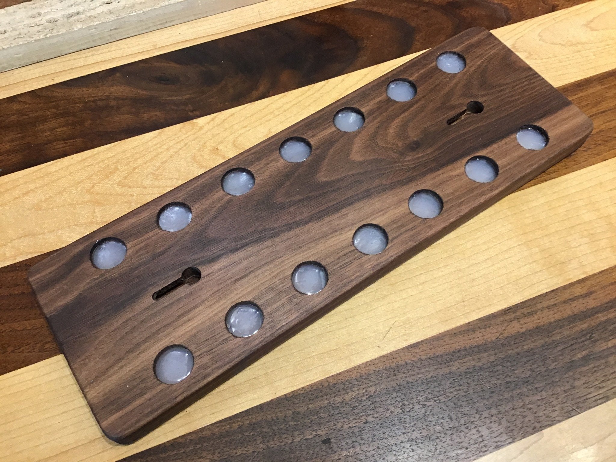 12” Walnut Magnetic Knife Rack