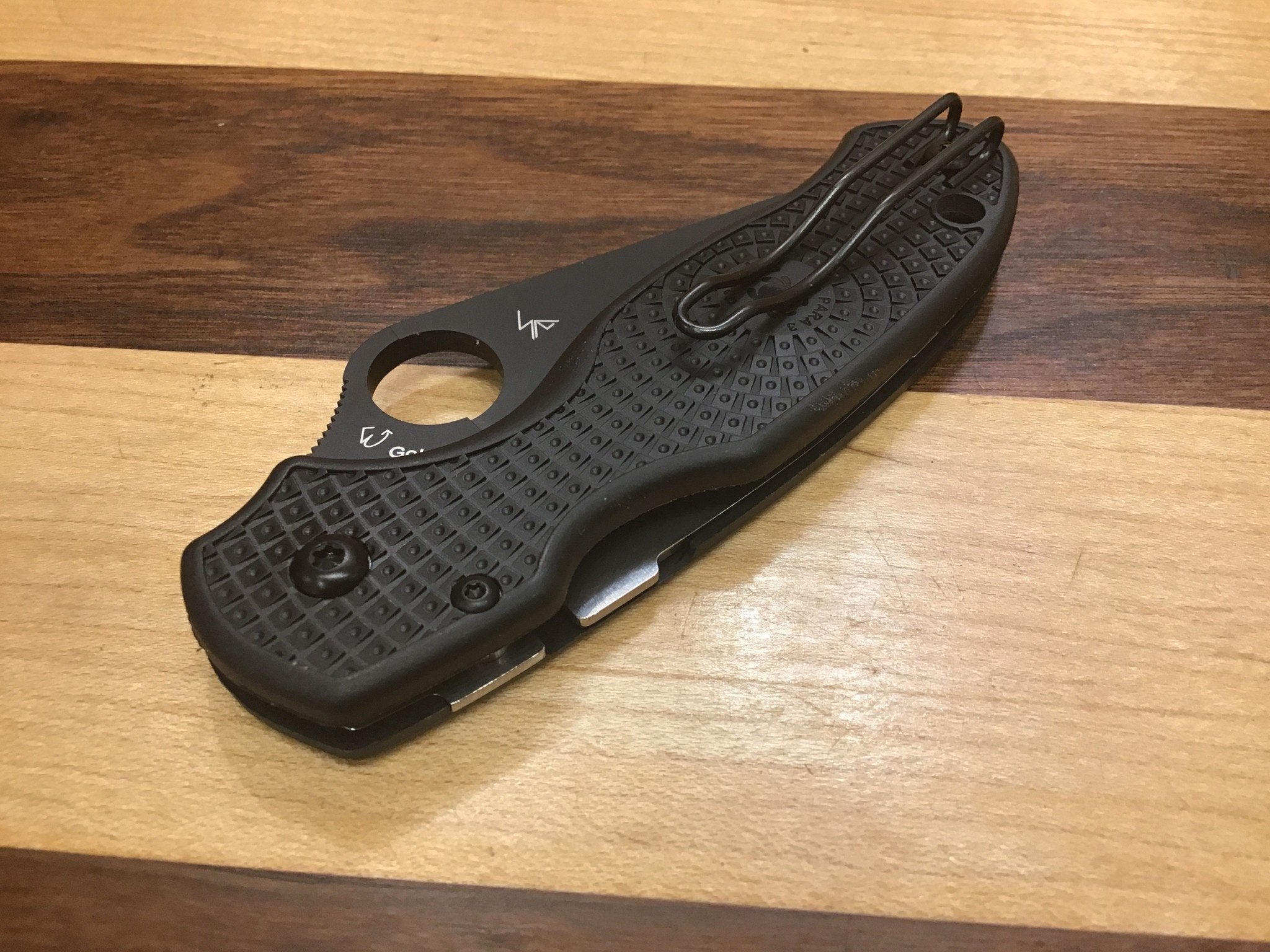 Spyderco Para 3 in CTS-BD1N Compression Lock with Black FRN