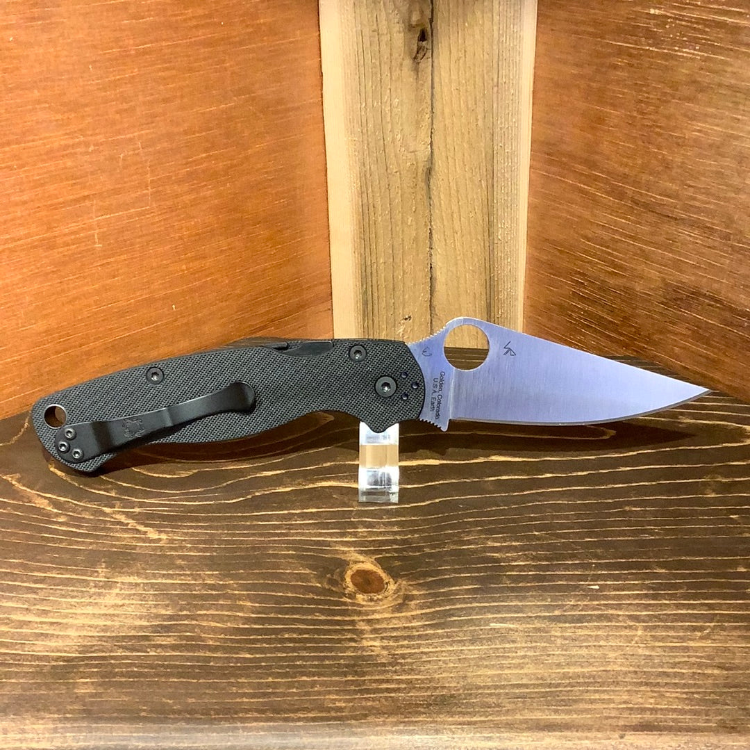 Spyderco Paramilitary 2 en CPM S110V avec G-10 noir